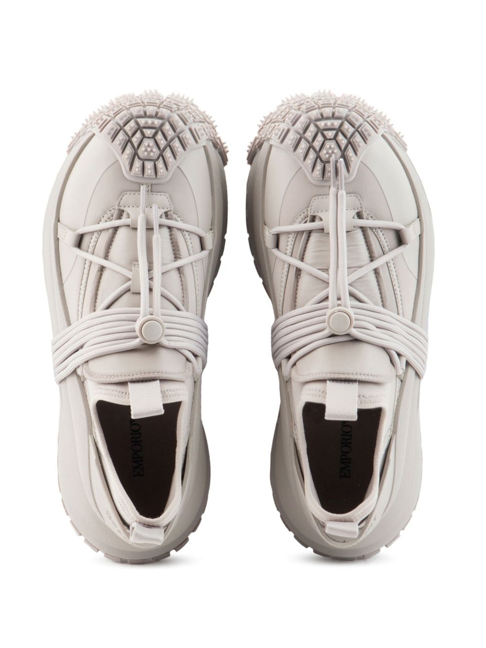 panelled chunky sneakers - 2