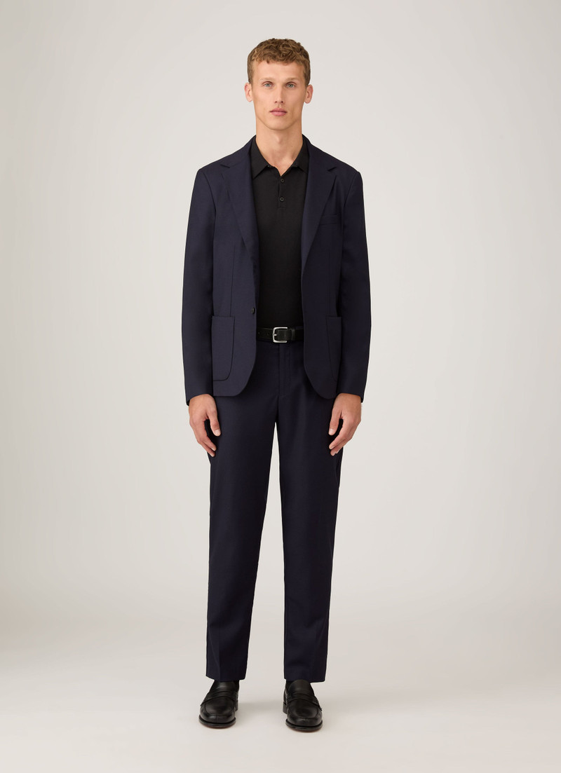 Sunspel Sea Island Cotton Knit Polo Shirt outlook