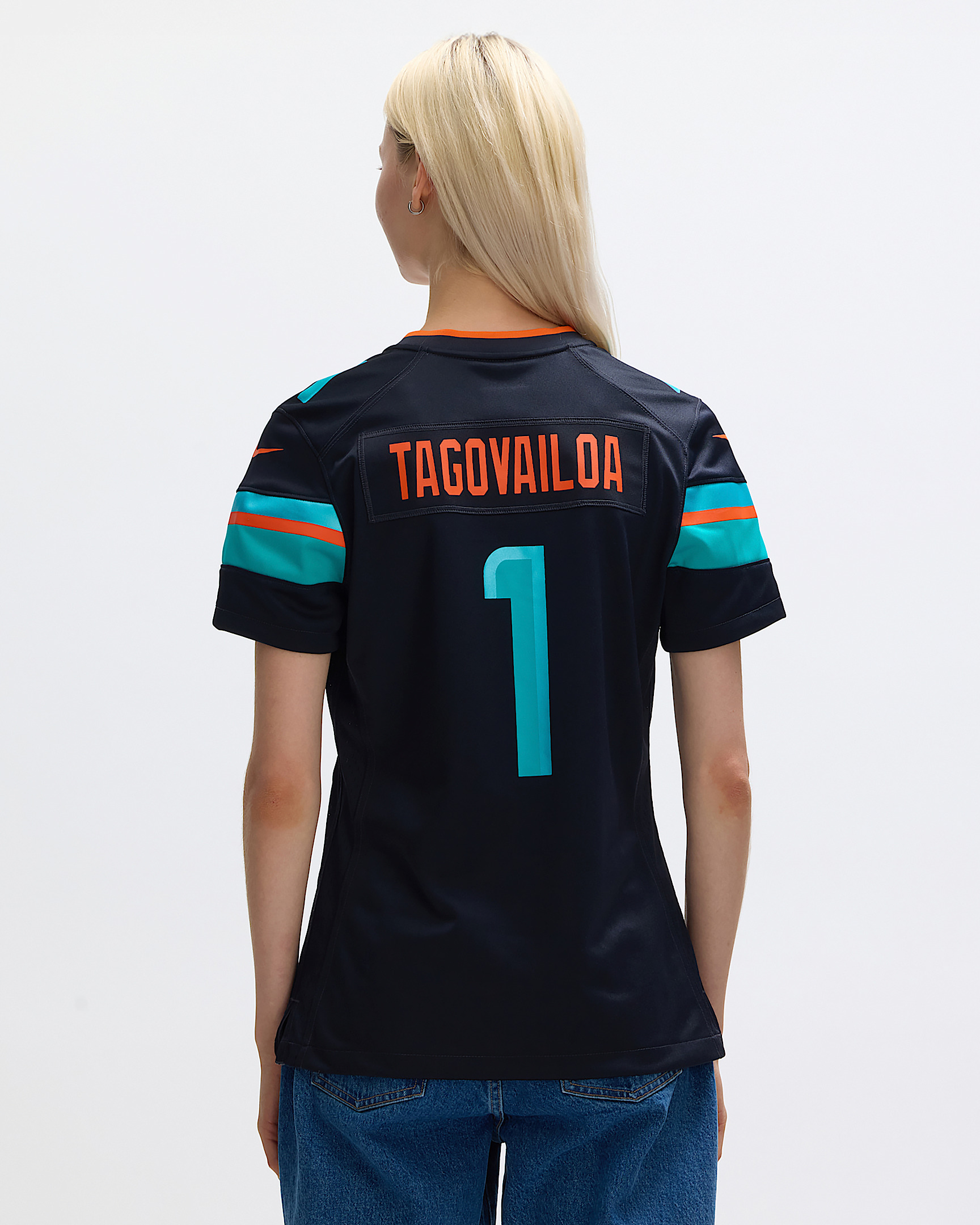 Tua Tagovailoa Miami Dolphins Rivalries Collection Women’s Nike NFL Game Jersey - 2