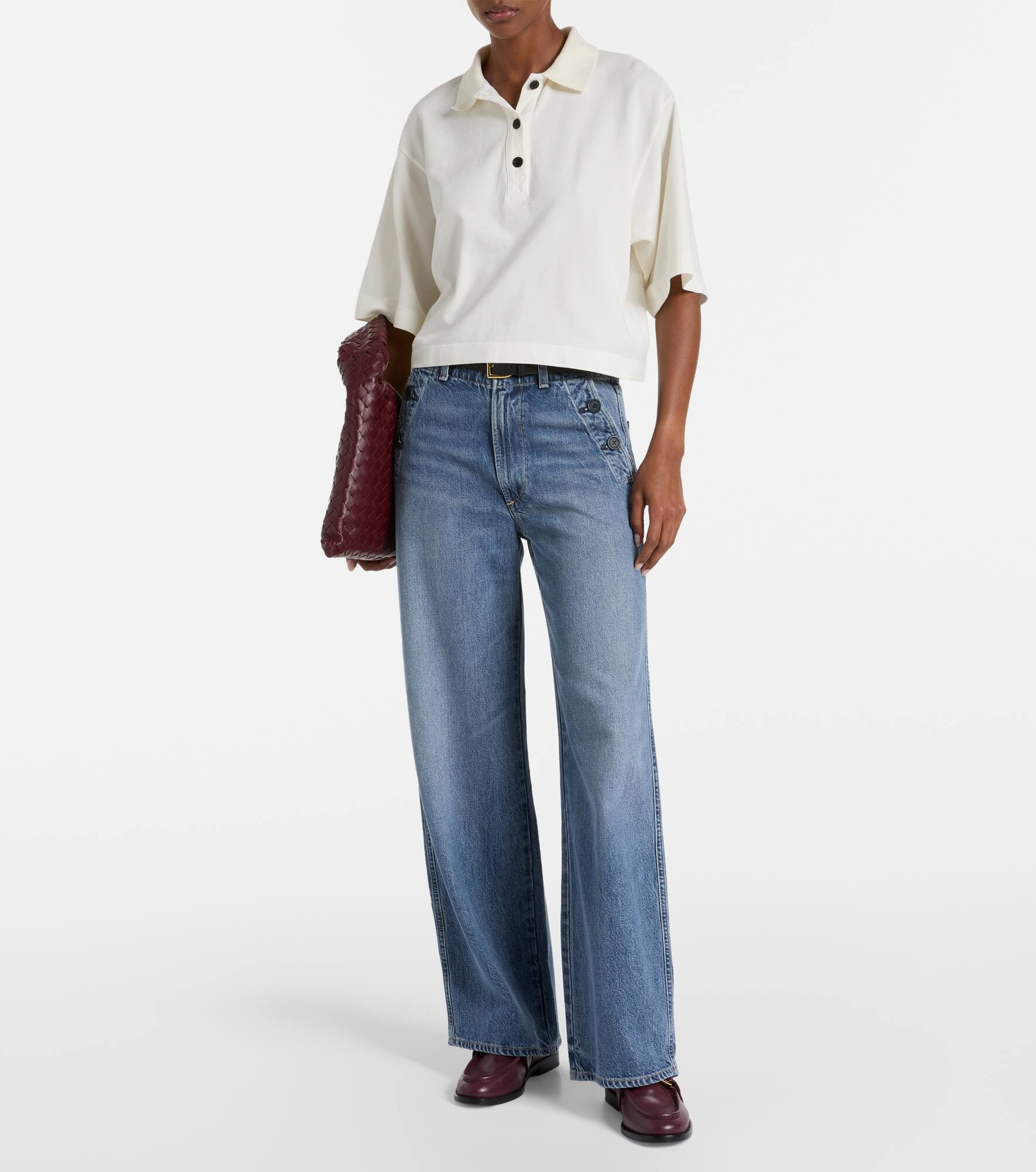 Lowen cotton piqué polo shirt - 2