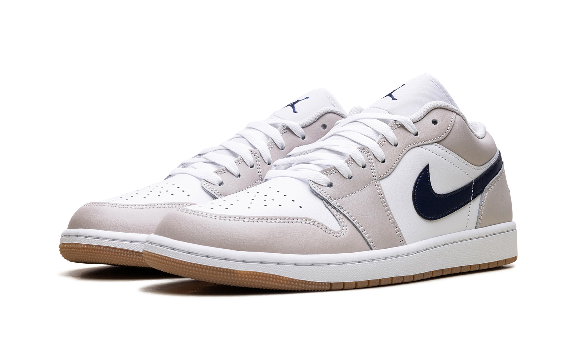 Jordan 1 Low "Midnight Navy Neutral Grey" - 2
