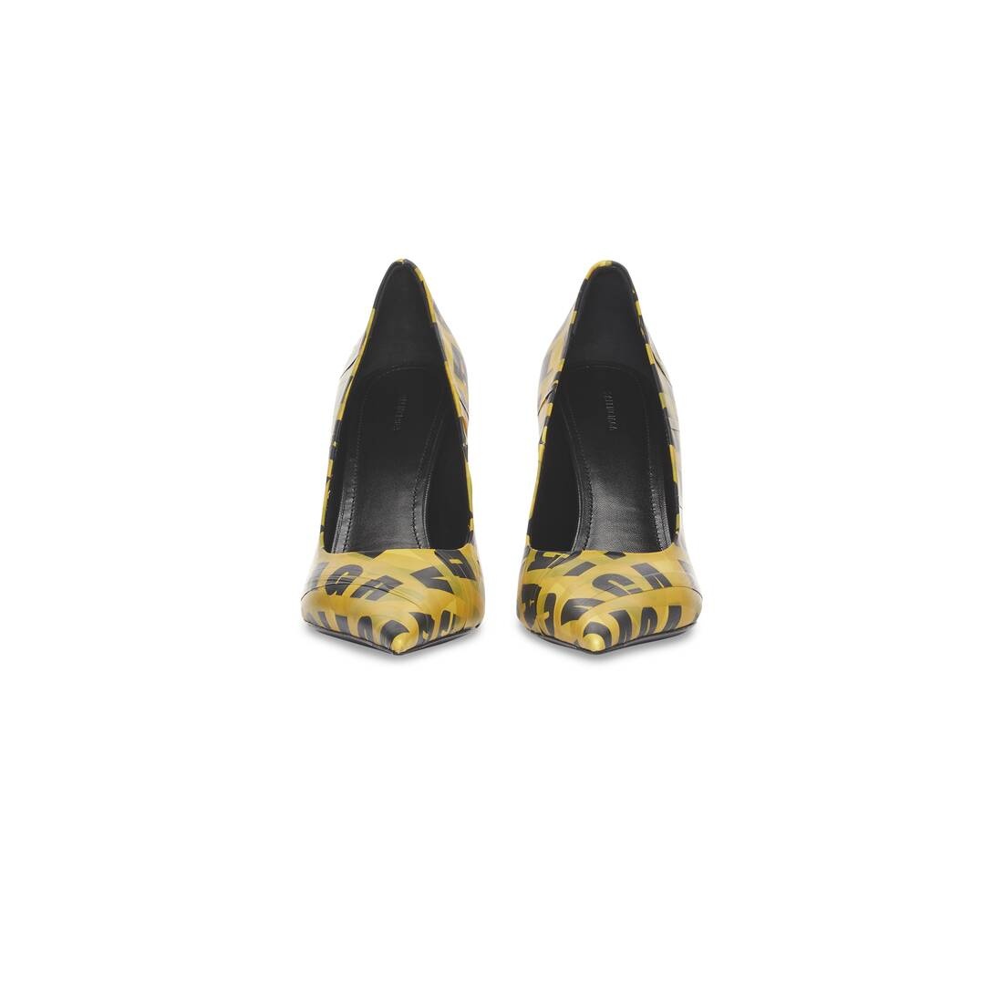 Women's Knife 110mm Pump  in Yellow - 3