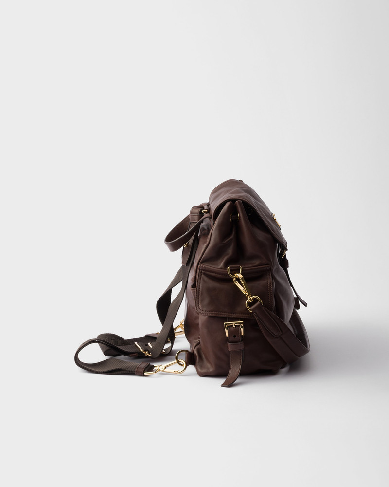 Prada Explore medium nappa leather backpack 6