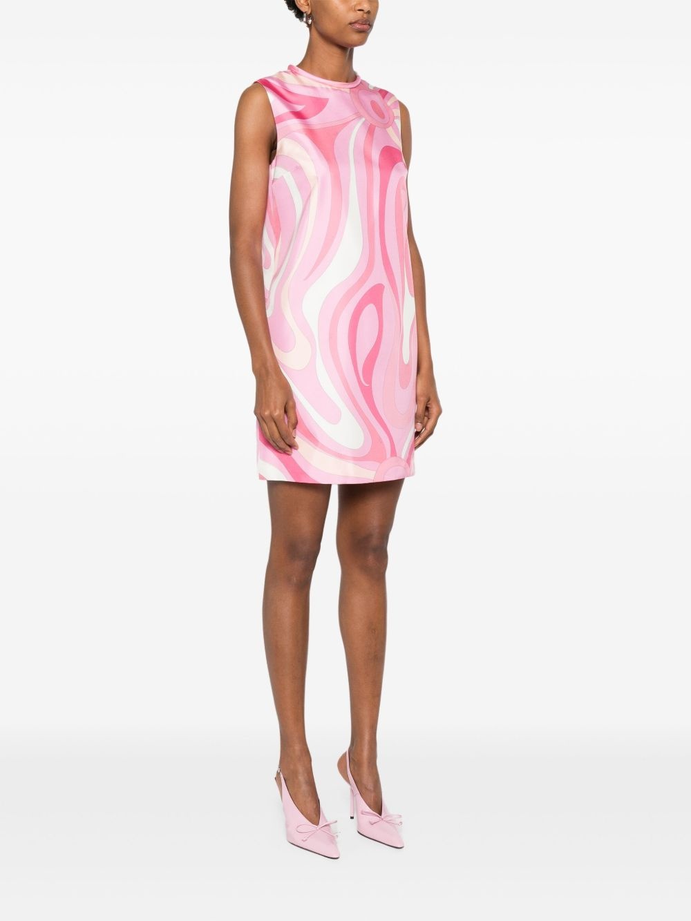 Iride-print mini dress - 3