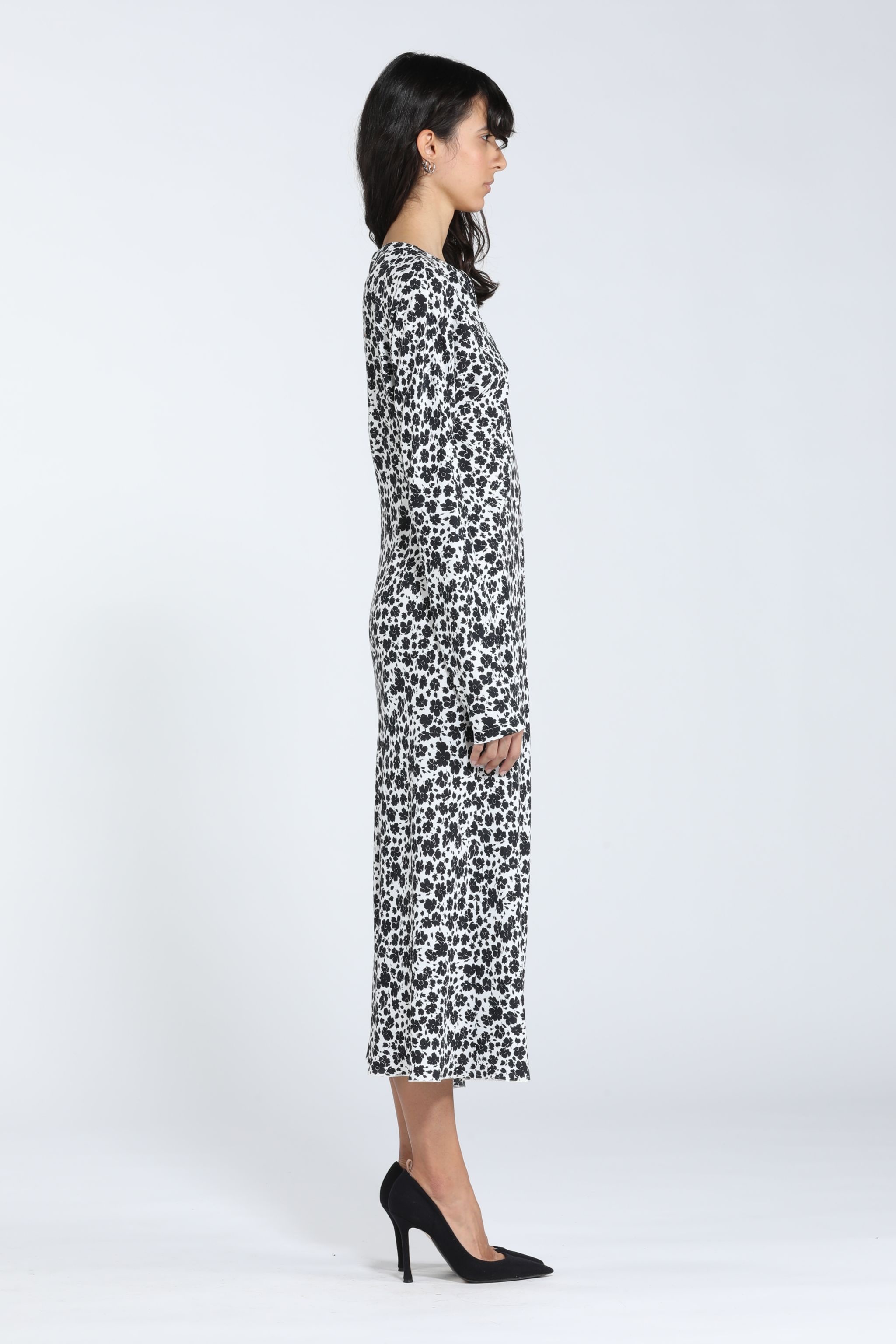 FLORAL-PRINT MIDI DRESS - 3