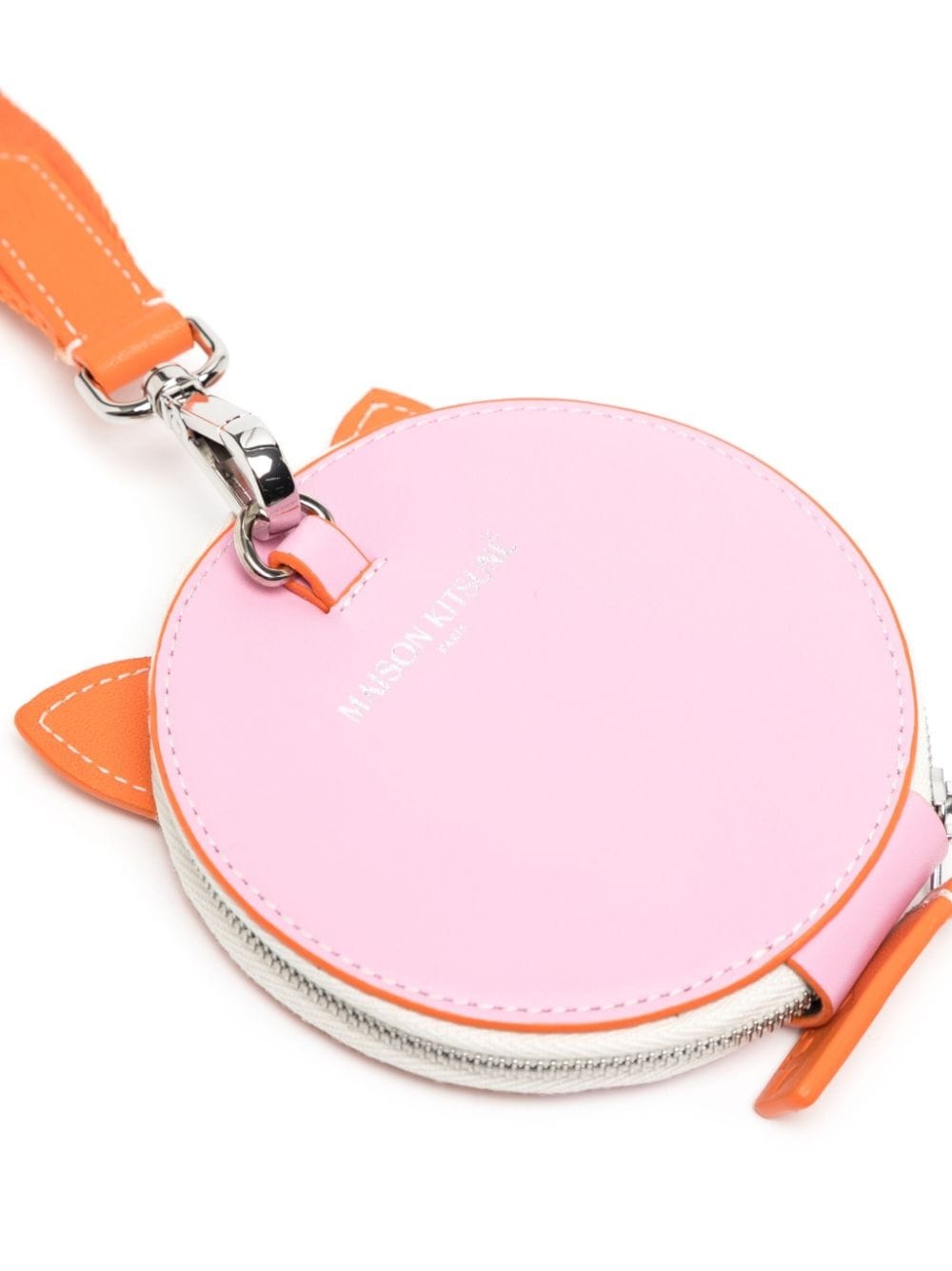 two-tone leather coin purse - 2