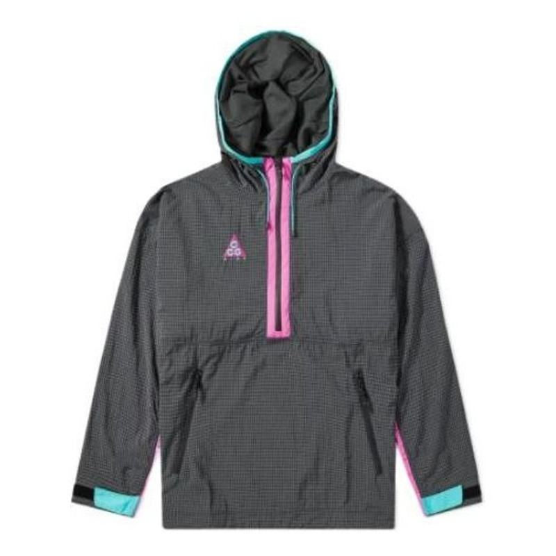 Nike ACG Woven Hooded Jacket 'Anthracite Magenta Jade' 931907-060 - 1