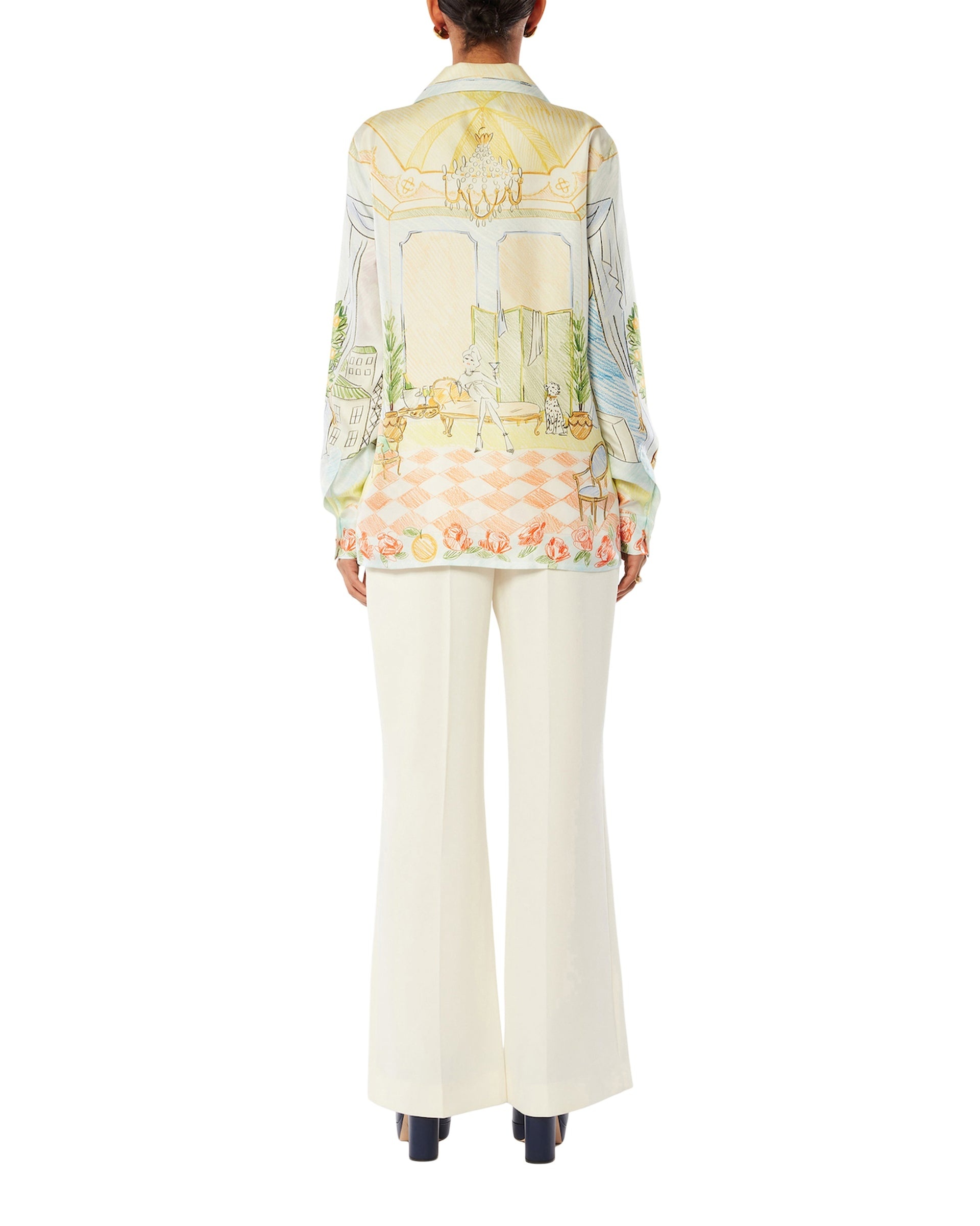 L'Appartement SILKY DECHINE SHIRTS