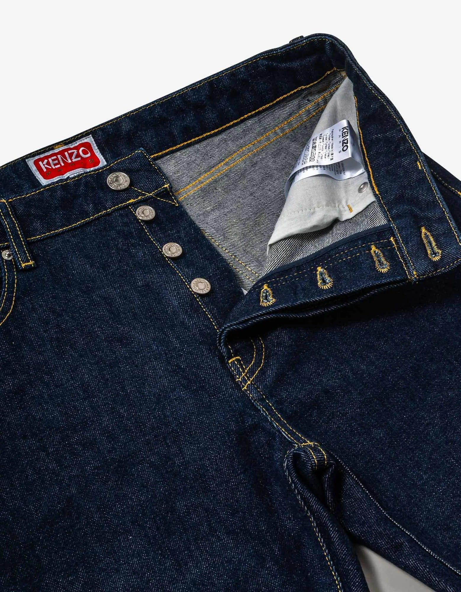 Kenzo Blue Bara Slim Fit Jeans - 8