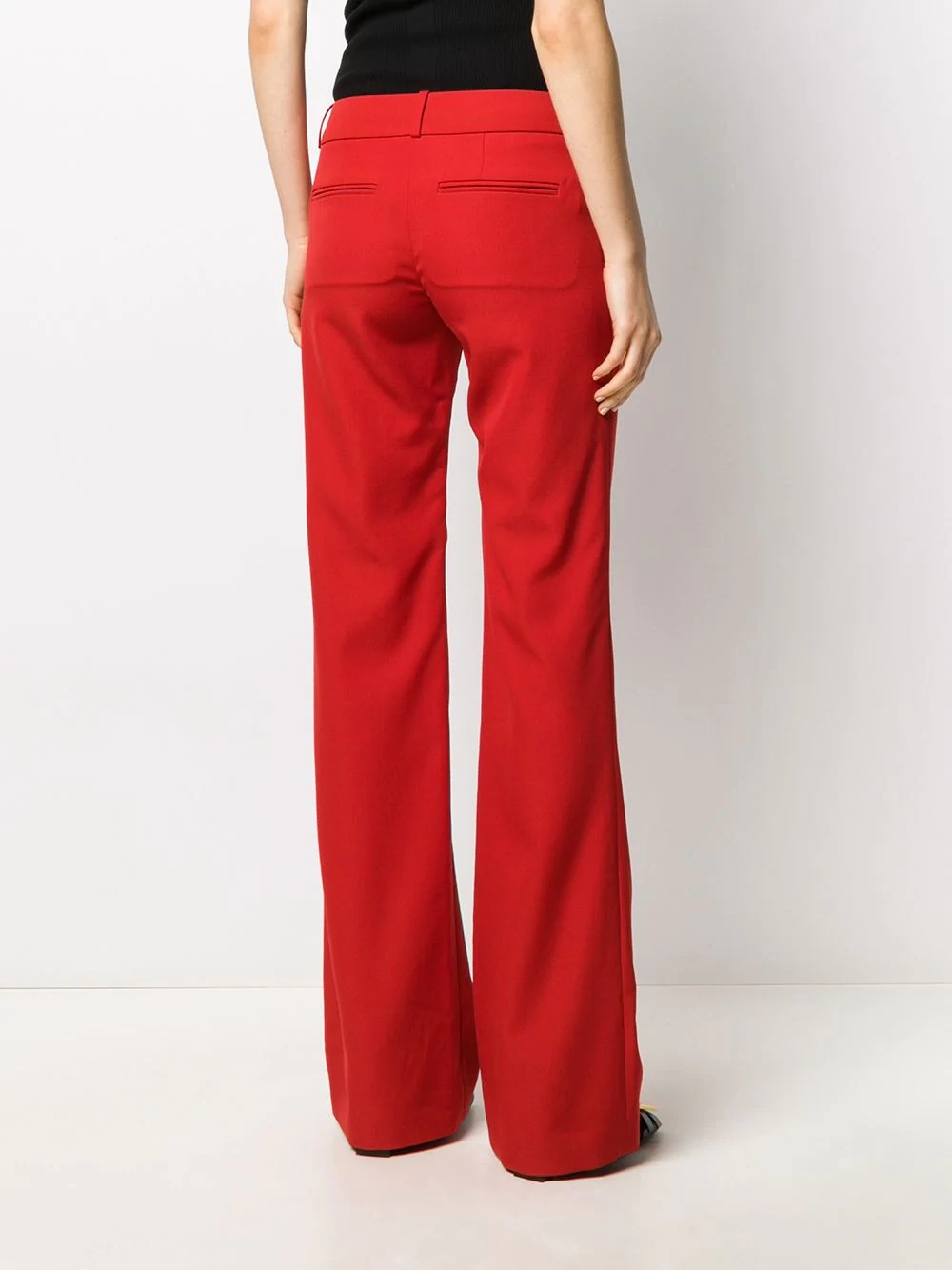 flared leg trousers - 4