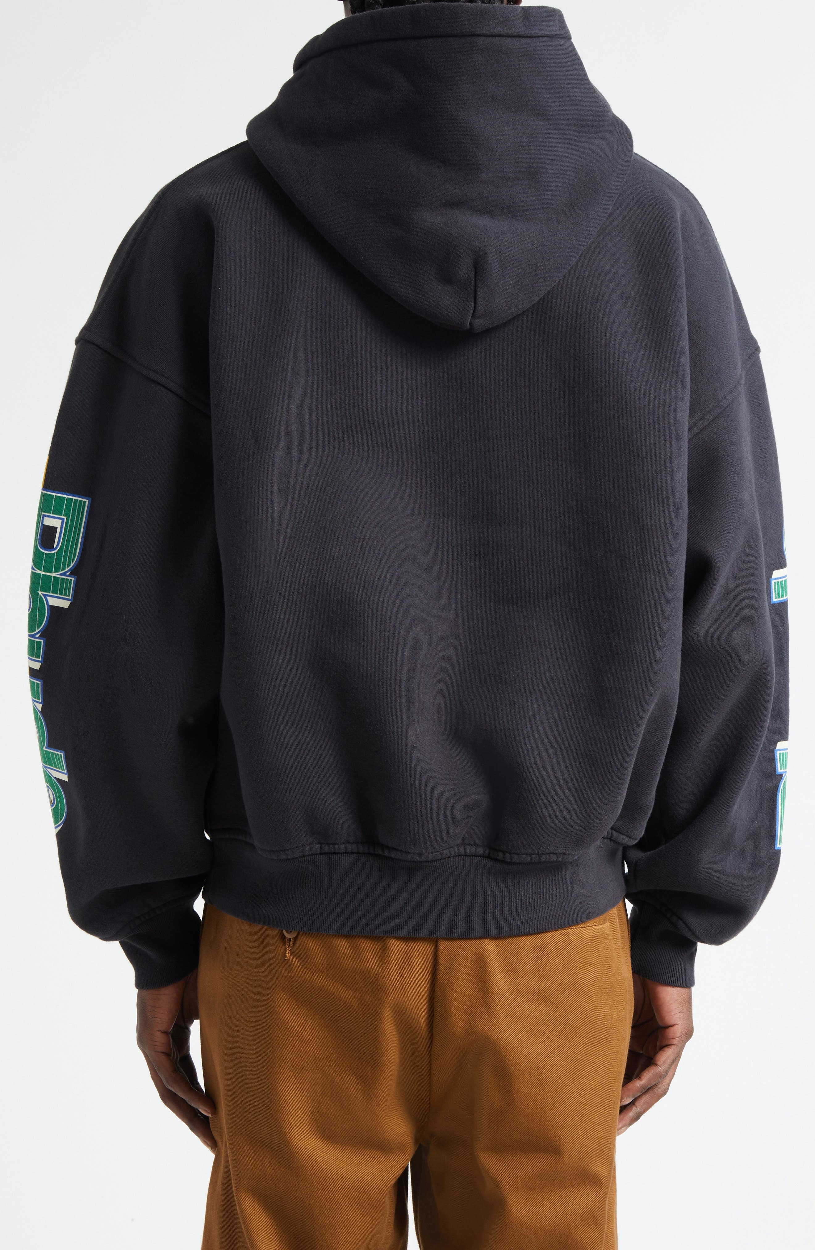 Rhude Roadway Racing Graphic Hoodie in Vintage Black at Nordstrom - 2