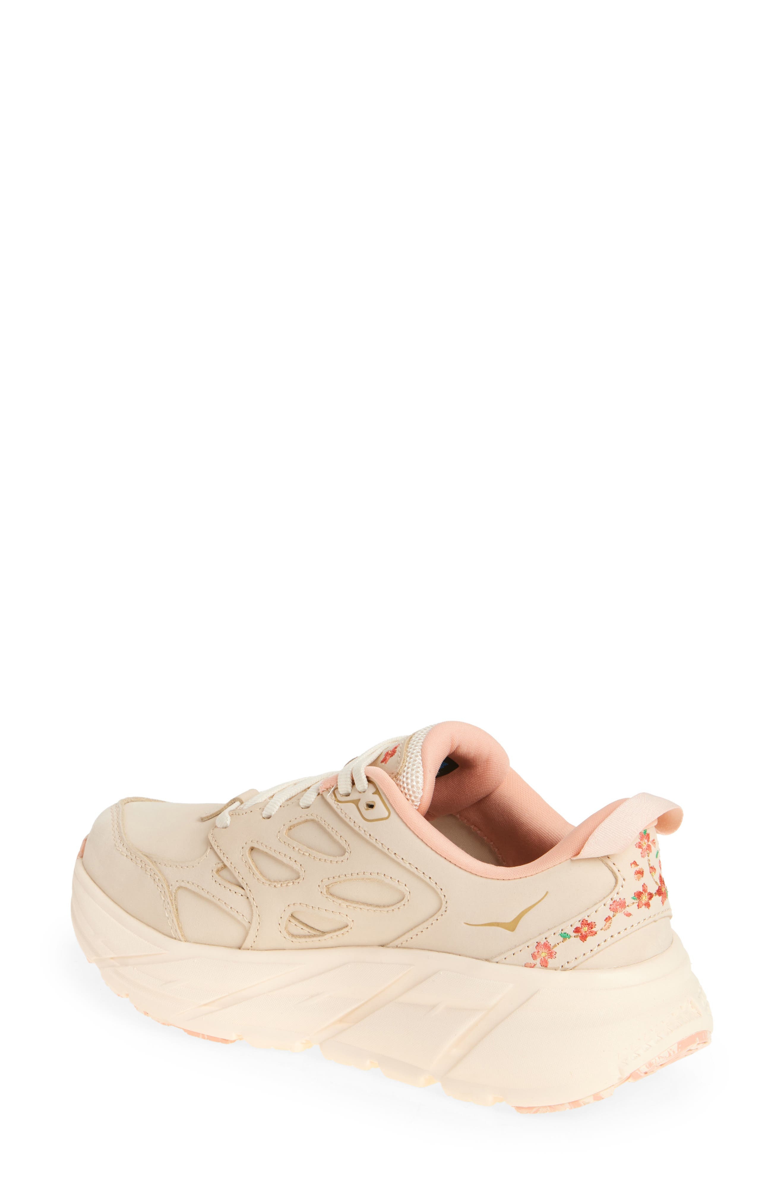 HOKA Gender Inclusive Vibrant Bloom Clifton L BP Sneaker in Vanilla /Dry Clay at Nordstrom - 2