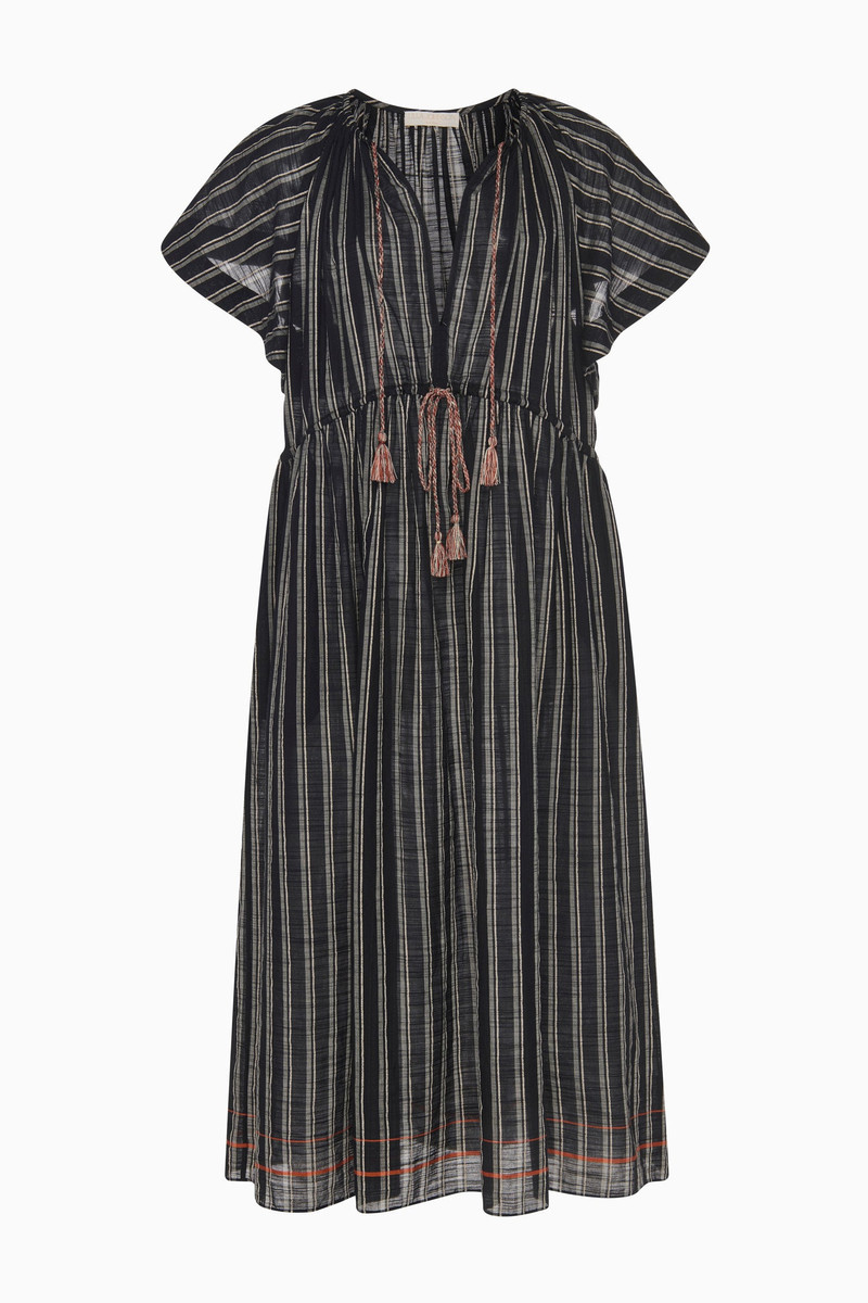 Ariane Striped Dress Coverup 1