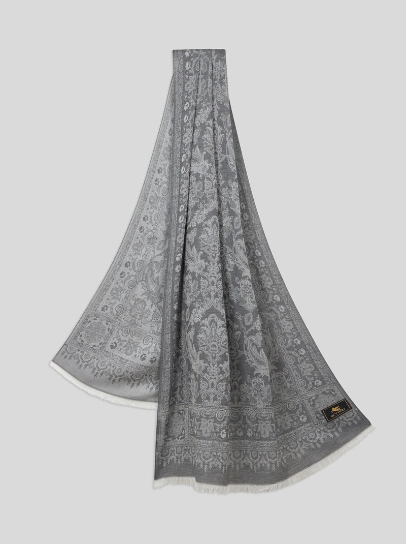 WOOL, COTTON 및 SILK SCARF 1