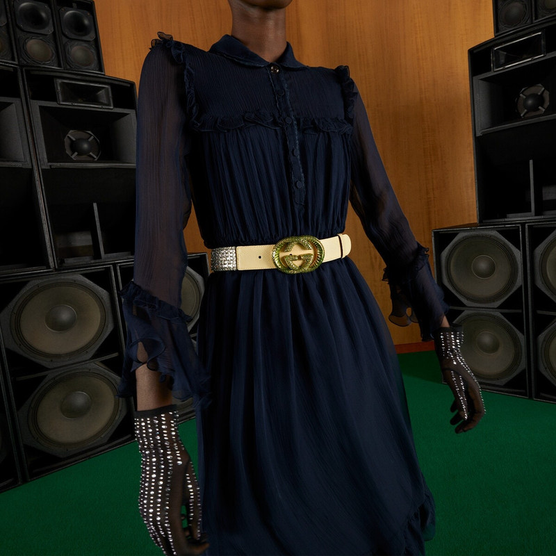 Lizard belt with Interlocking G 3