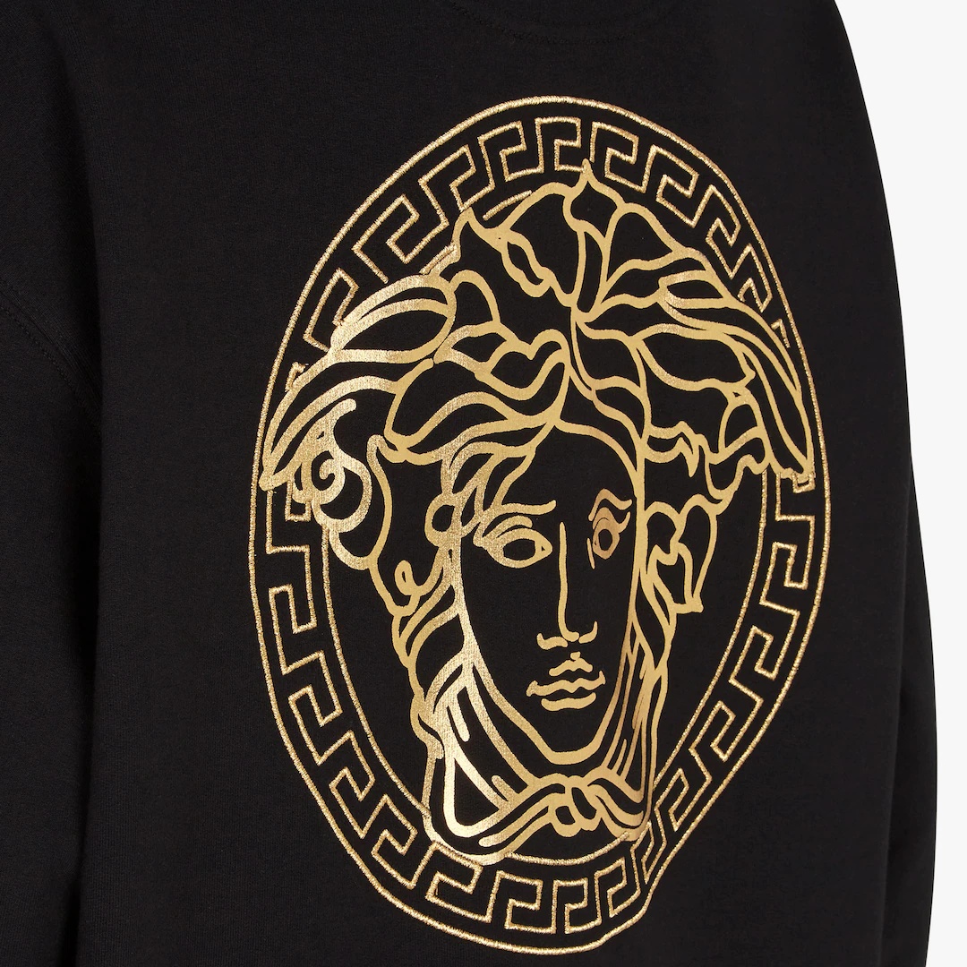Fendace Black jersey  Logo sweatshirt - 3