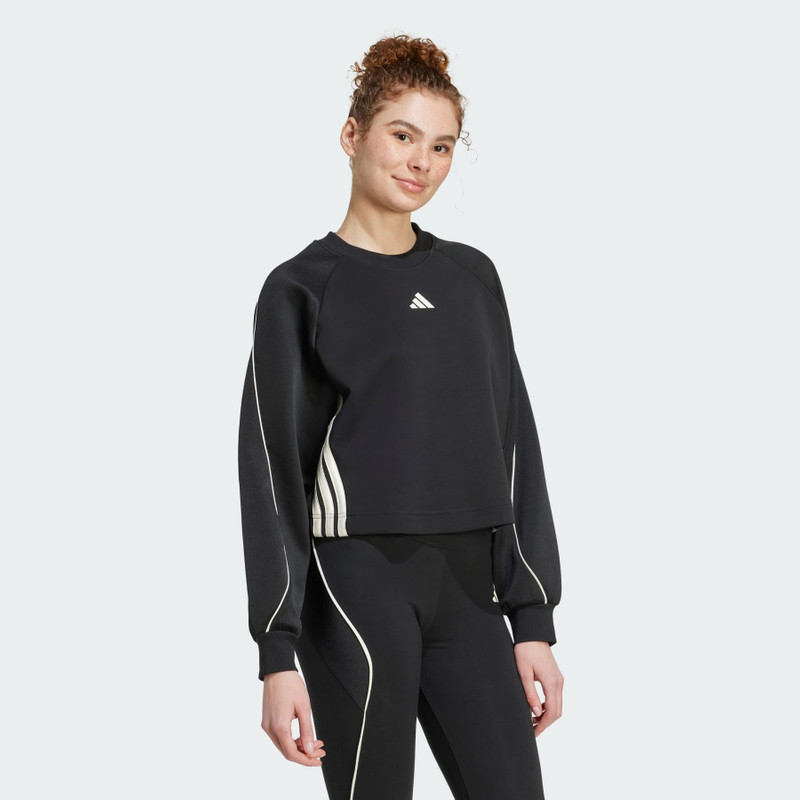 Stadium 3-Stripes Crewneck Sweatshirt 4