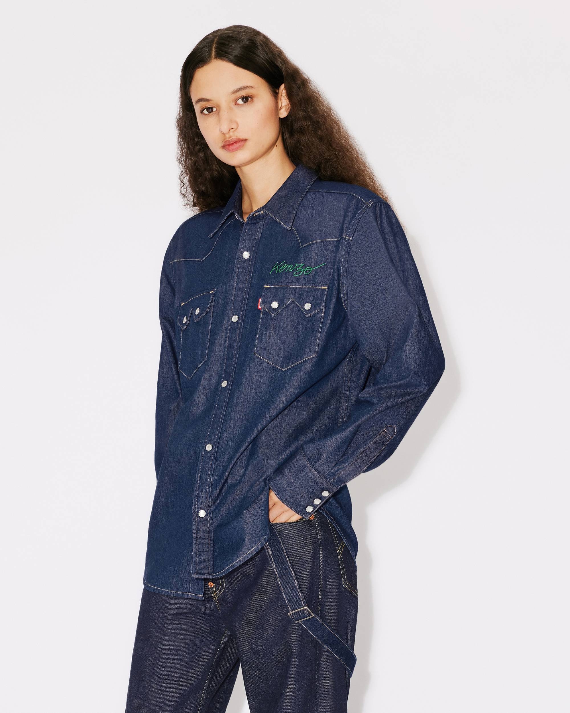 KENZO x LEVI'S® denim genderless cowboy shirt - 9