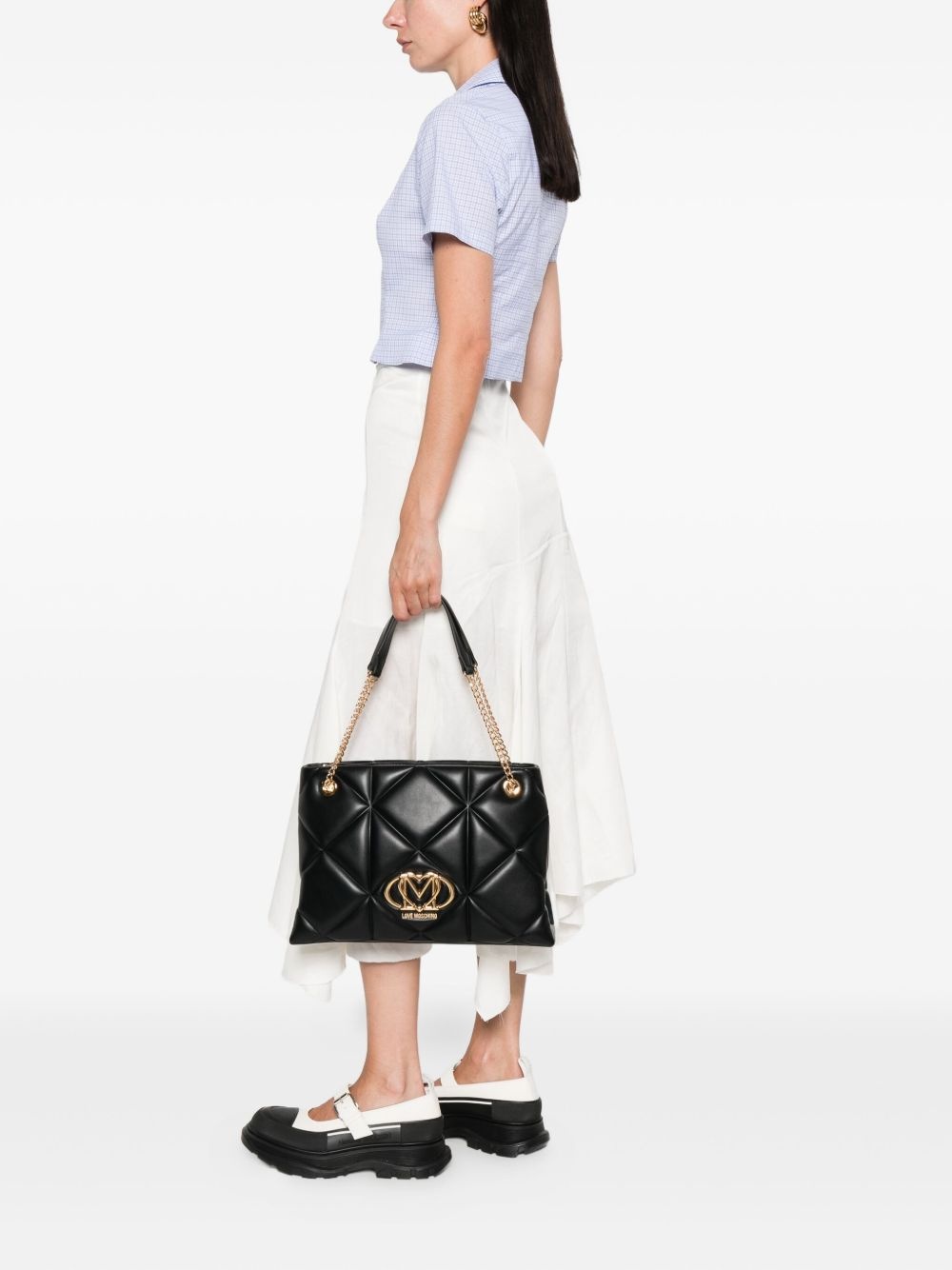 quilted shoulder bag - 2