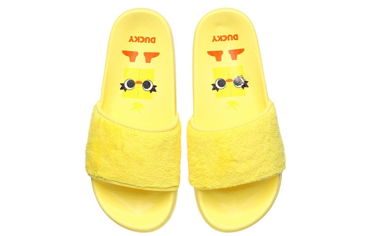 (WMNS) Li-Ning x Disney Ducky Sport Slides 'Yellow' ABTR008-3 - 3