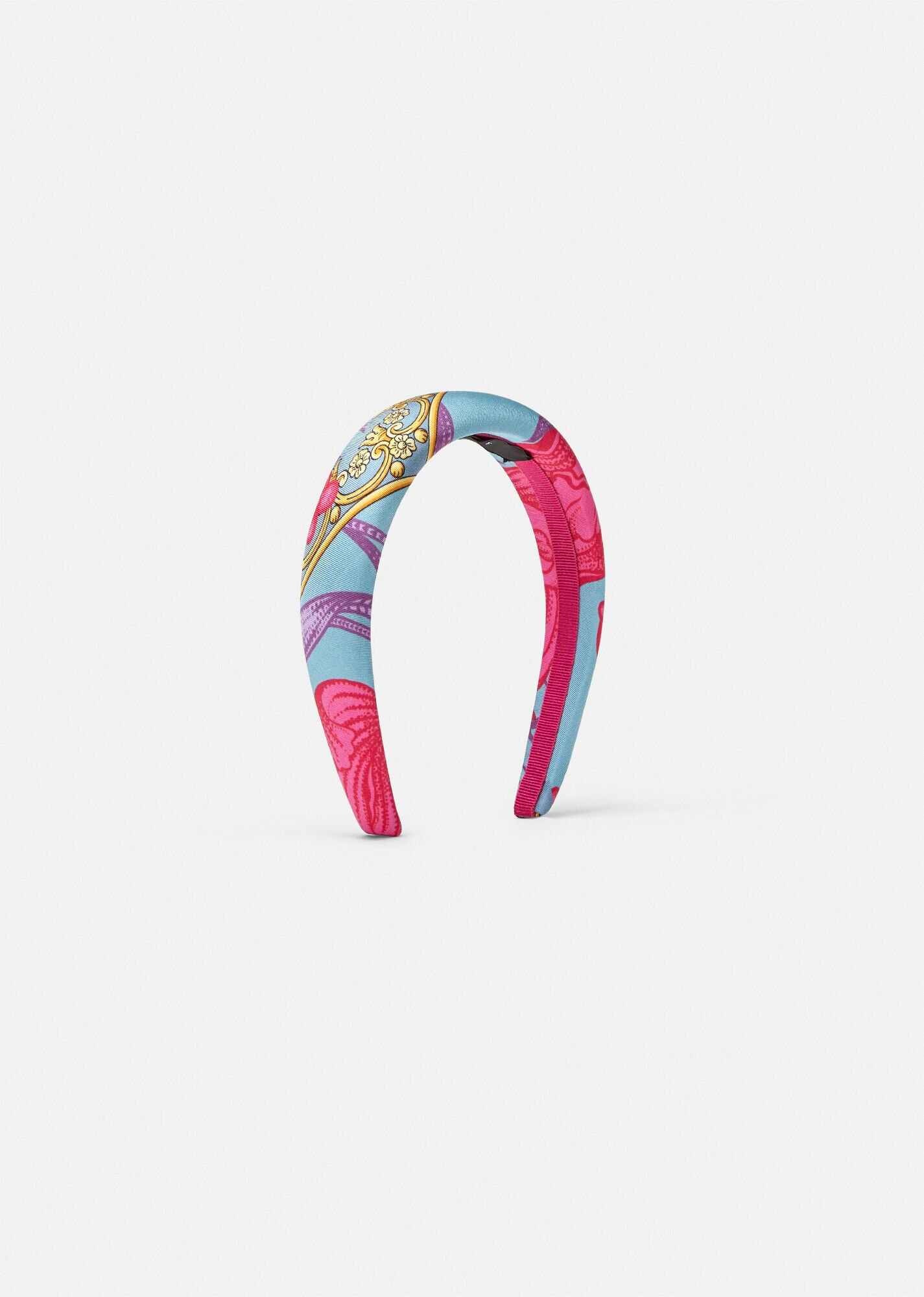 Acid Bouquet Puffy Silk Headband 4
