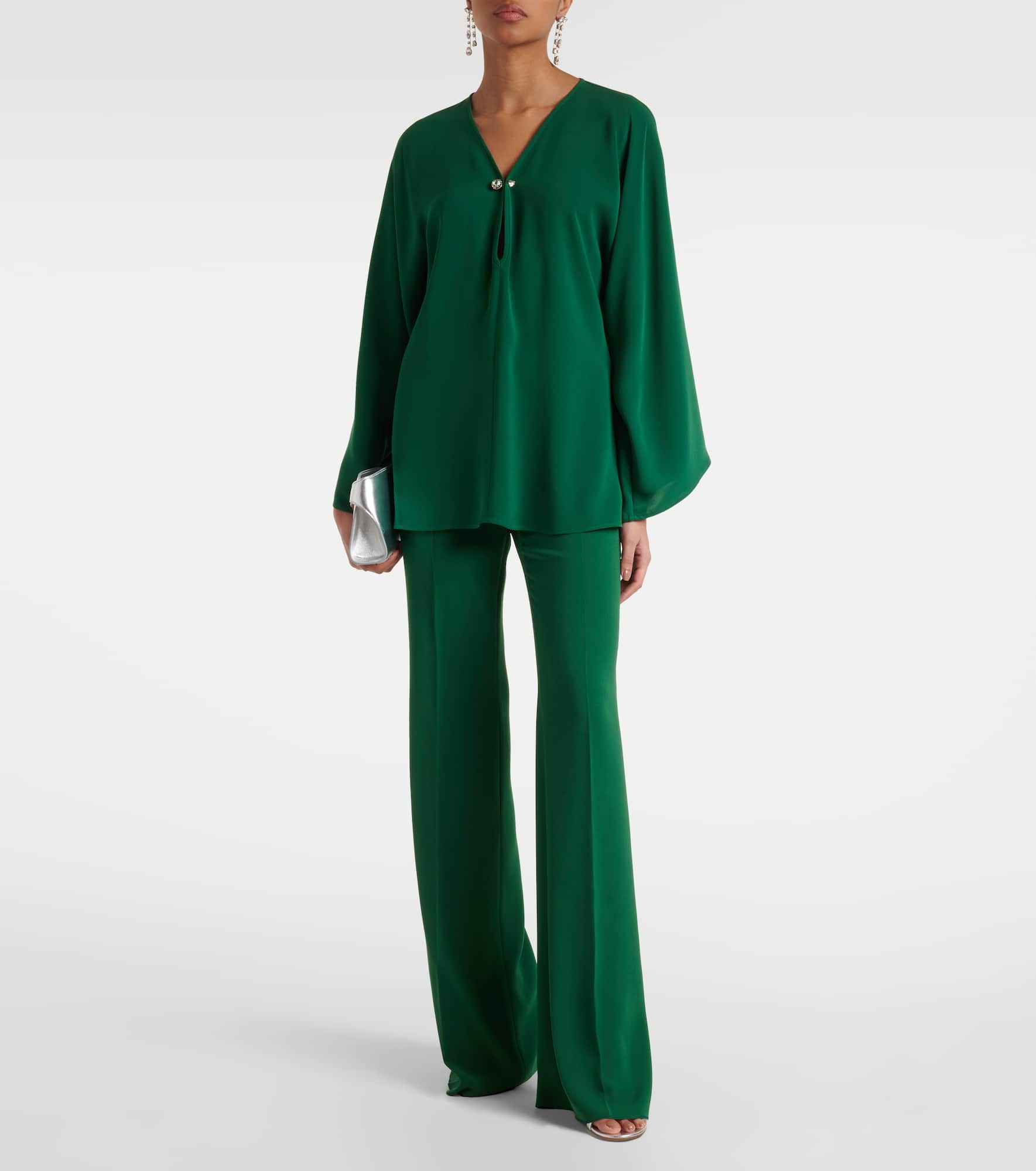 Umile crystal-embellished cady blouse - 2