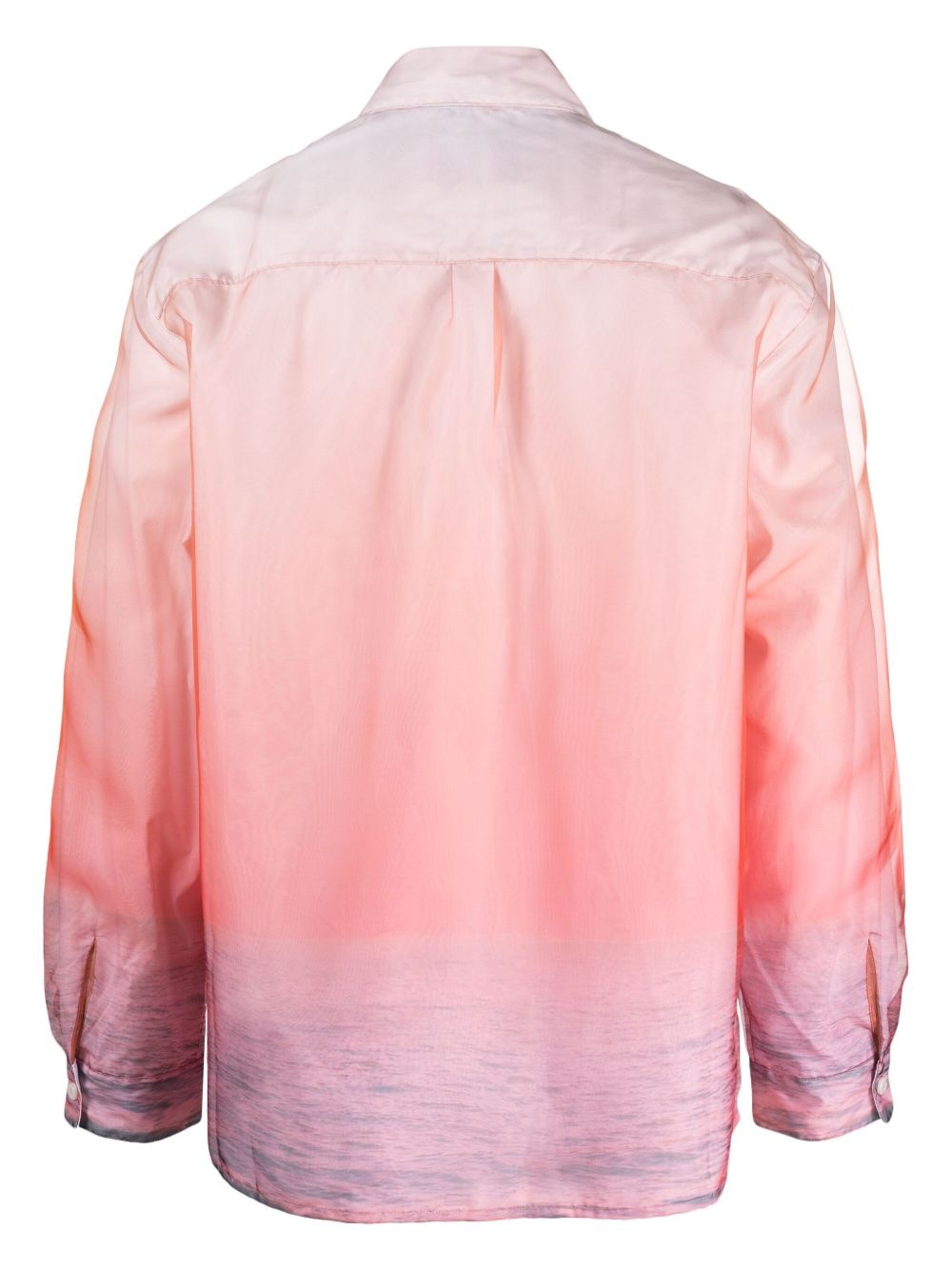 gradient-effect cotton shirt - 2