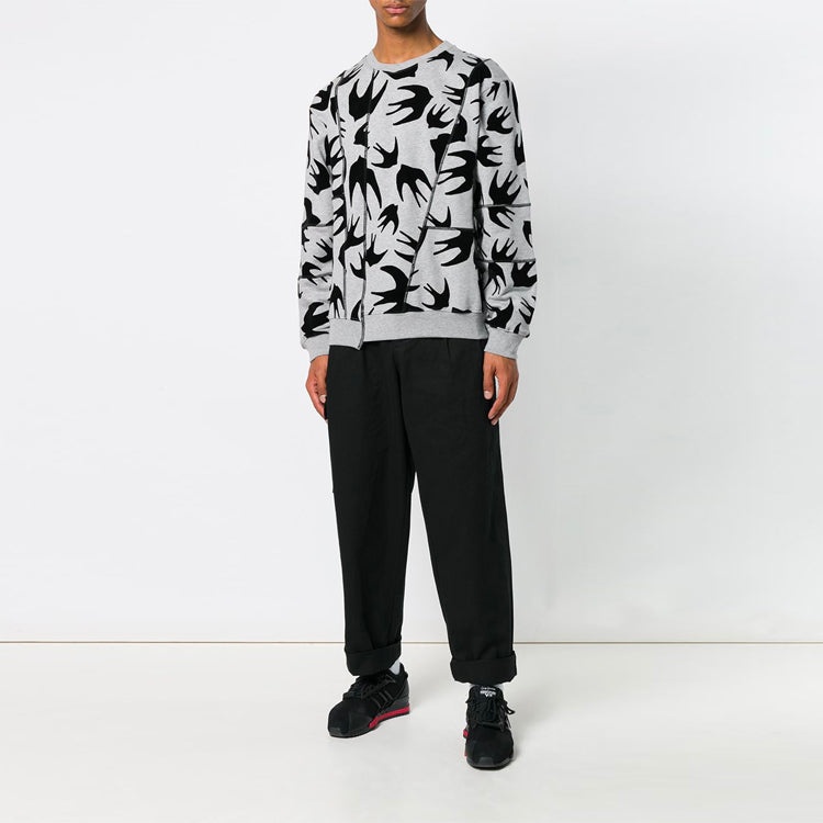 Men's McQ Alexander McQueen Round Neck Pullover light grey 519433-RLR33-1225 - 5