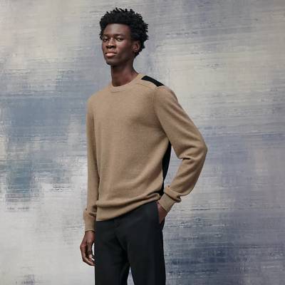 Hermès "Maxi sellier" crewneck sweater outlook