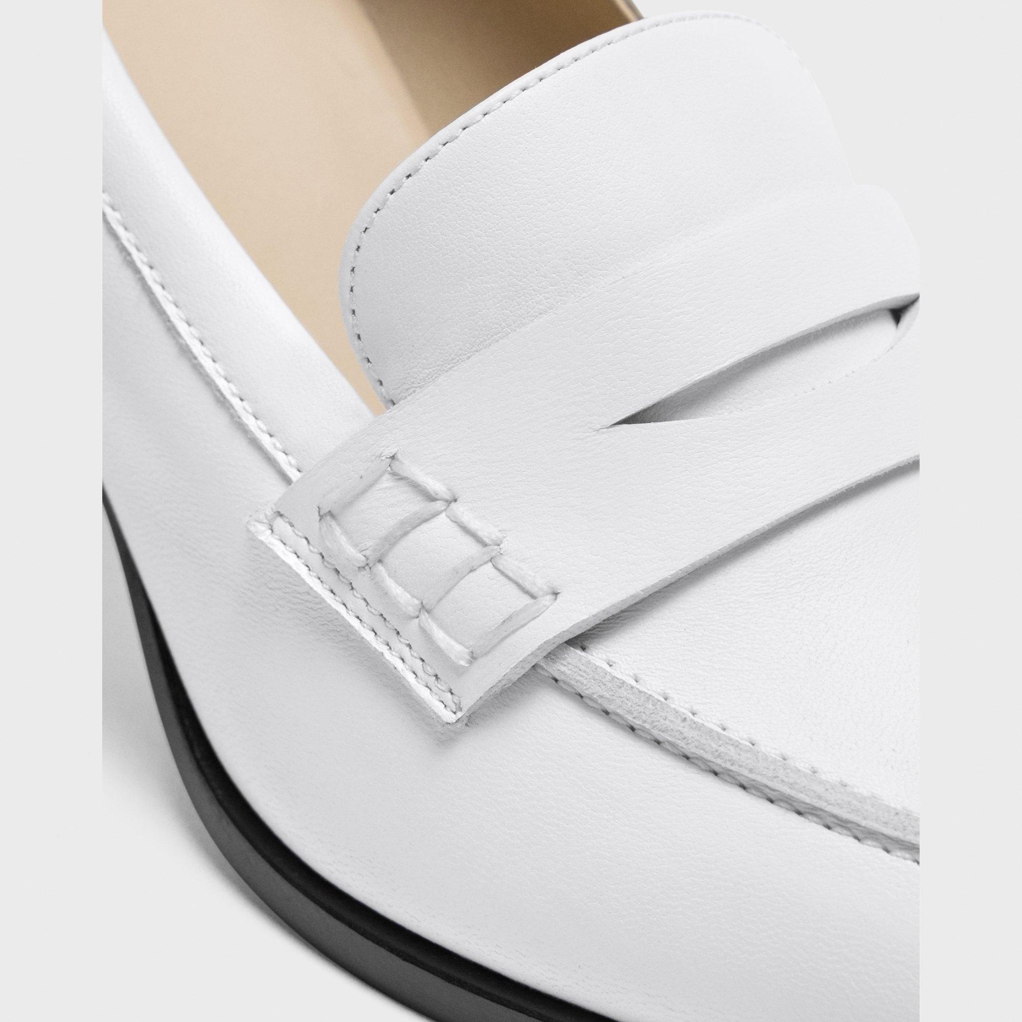 Loafer Pump in Leather - 6
