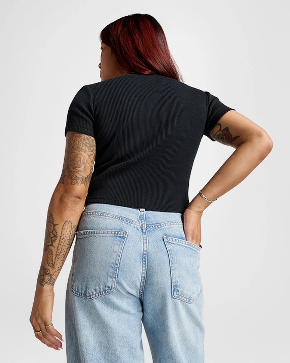 Ribbed Slim T-Shirt - 2
