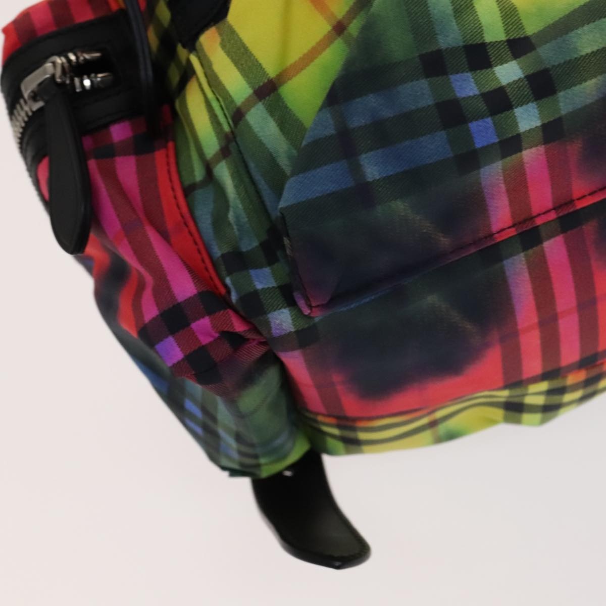 Burberry Nova Check Backpack Nylon Black Rainbow - 9