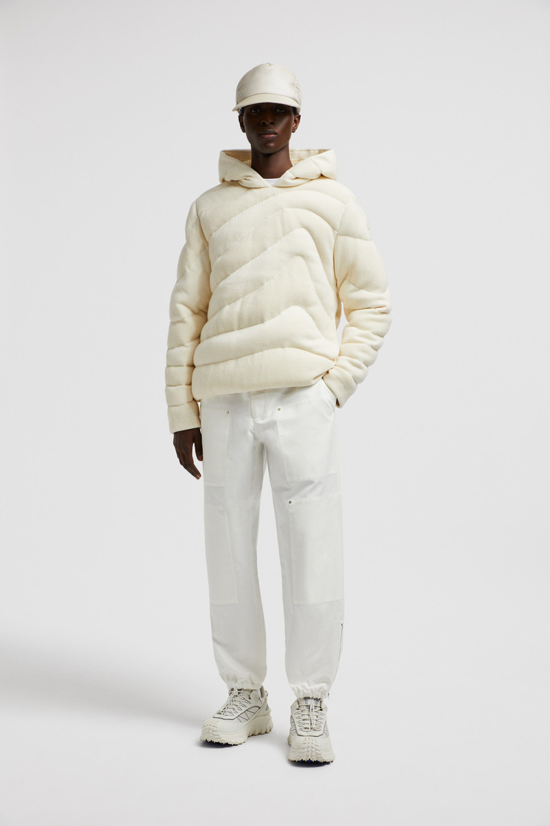 Moncler Embroidered Logo Cotton Jogging Pants outlook
