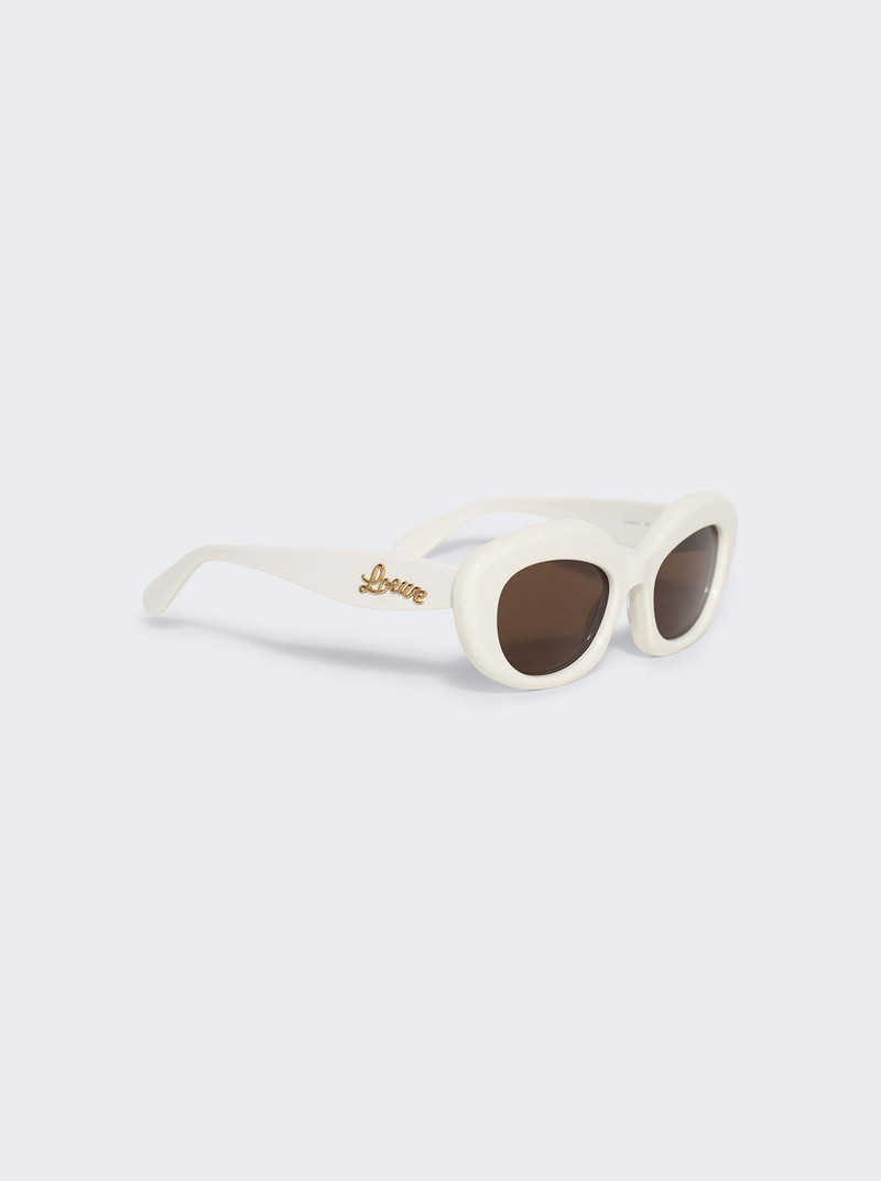 Loewe Curvy Sunglasses White outlook