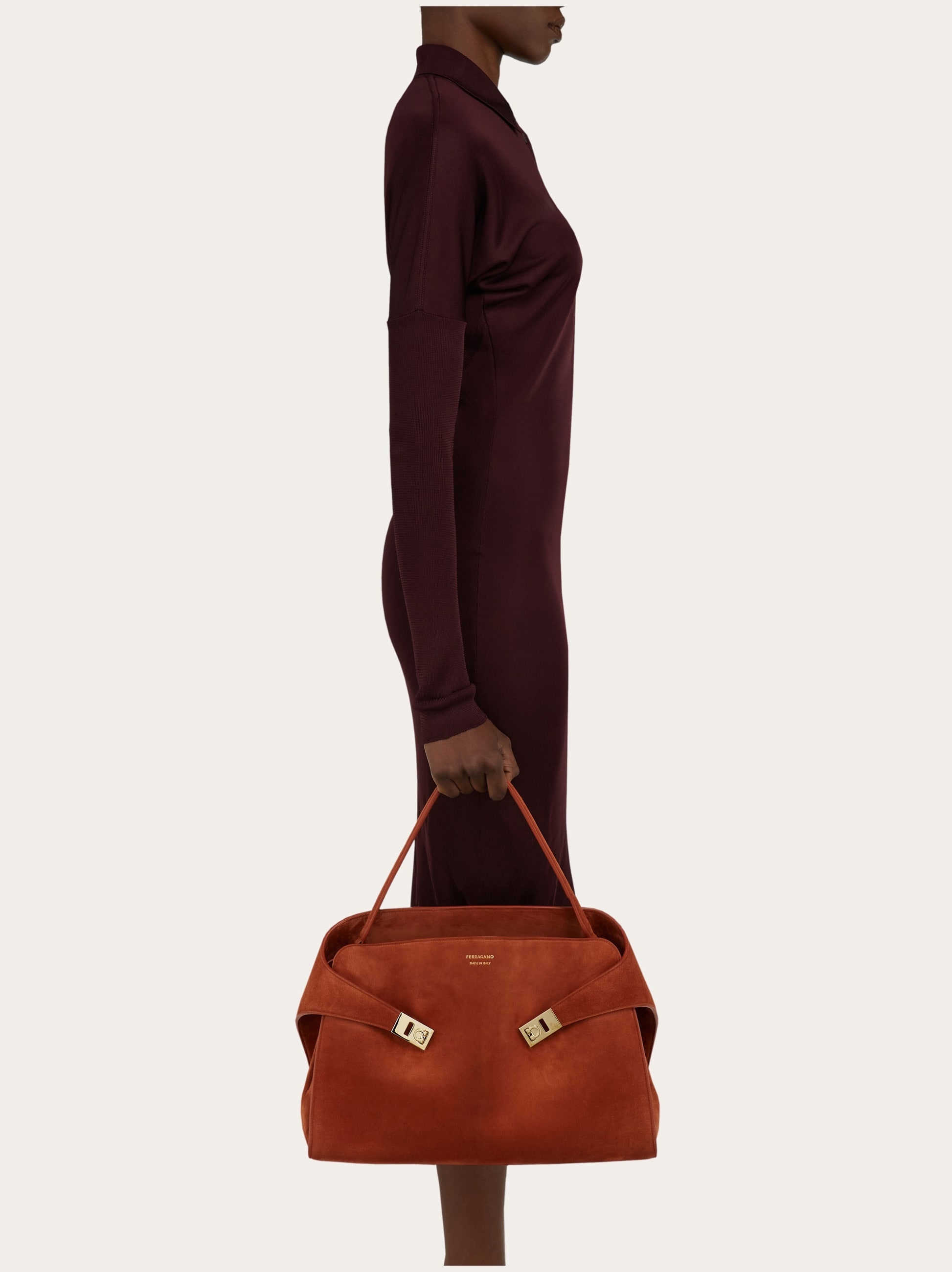 Hug soft bicolor shoulder bag (L) - 2