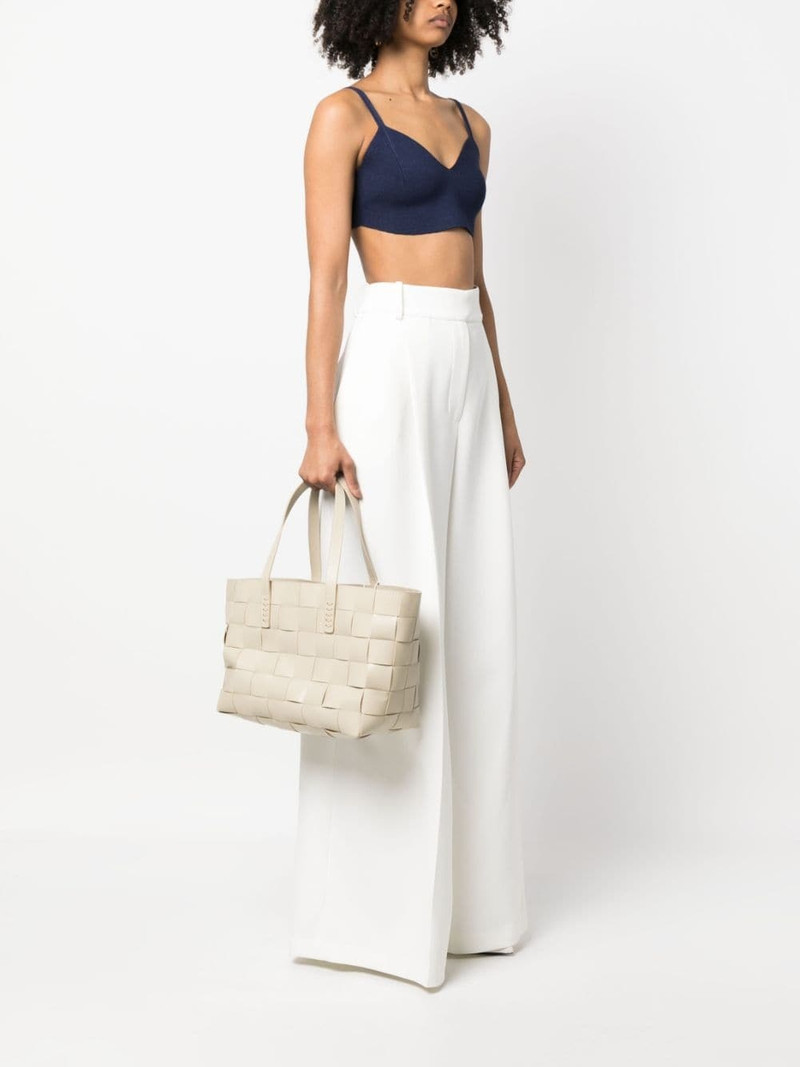 DRAGON DIFFUSION woven leather tote bag outlook