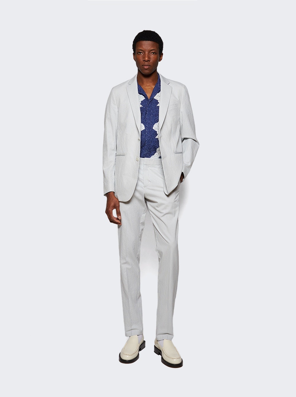 Maitan Broderie Shirt Night Iris - 5
