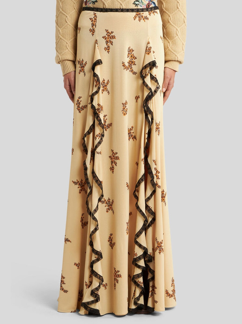 MAXI SKIRT WITH FLORAL PRINT 2