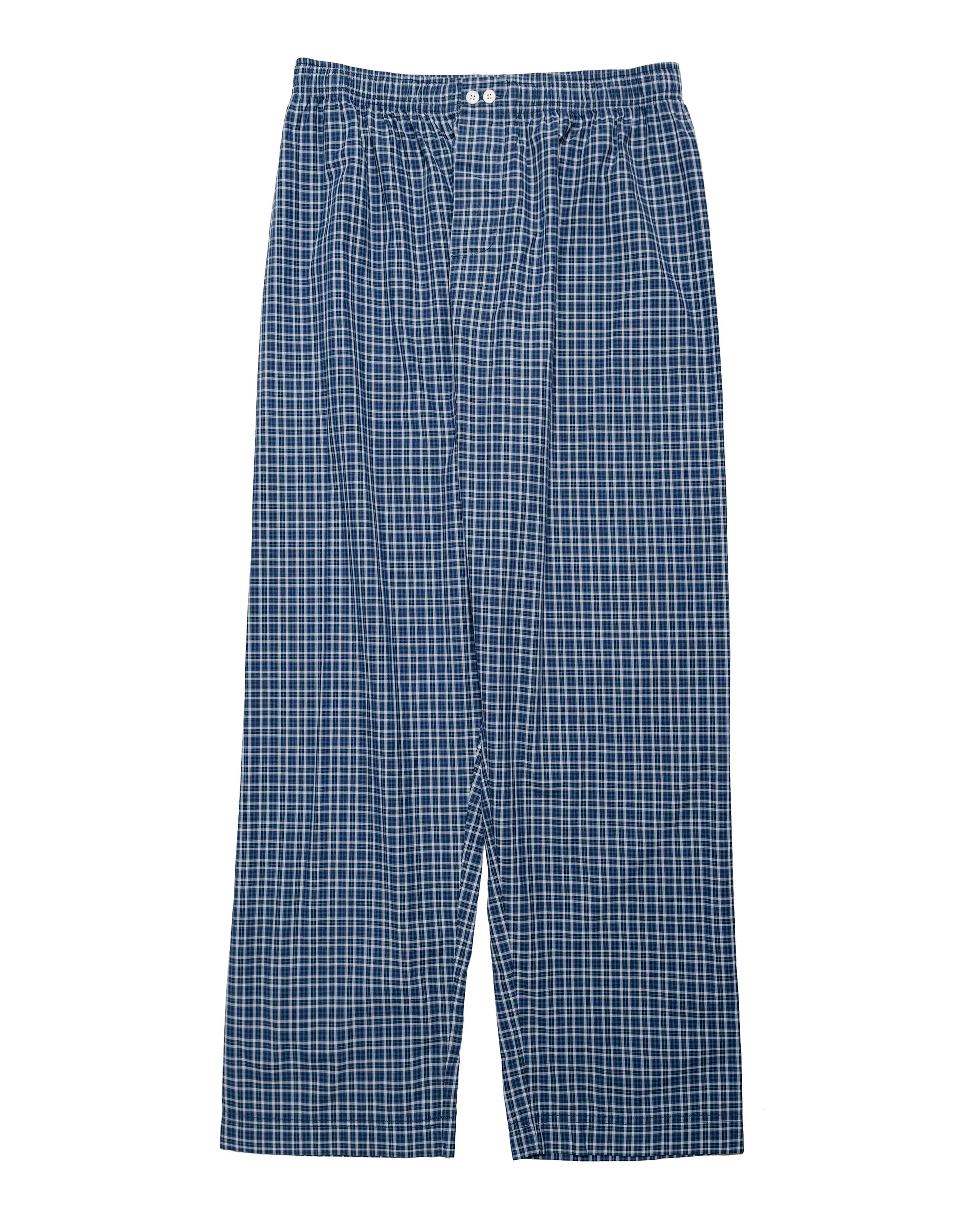 Tekla Fine Twill Pyjama Pants Lanegan Checks - 1