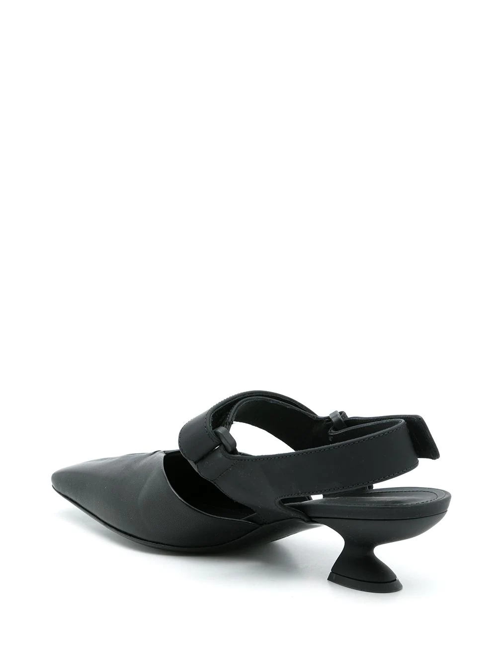 slingback leather pumps - 3