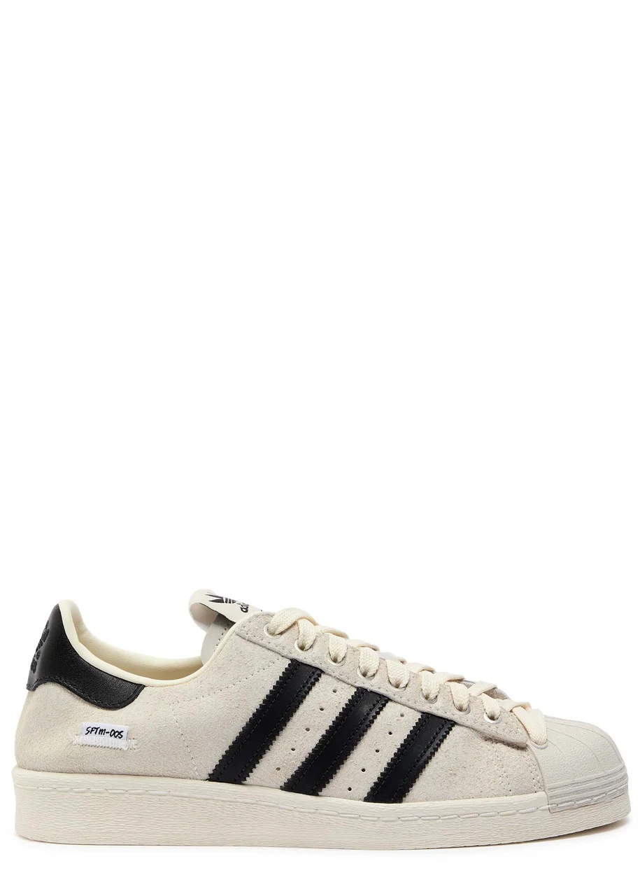 Adidas X Song For The Mute Superstar 82 Panelled Suede Sneakers - 1