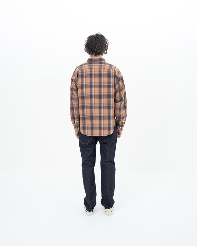 visvim FRONTIER CHECK L/S BEIGE | REVERSIBLE