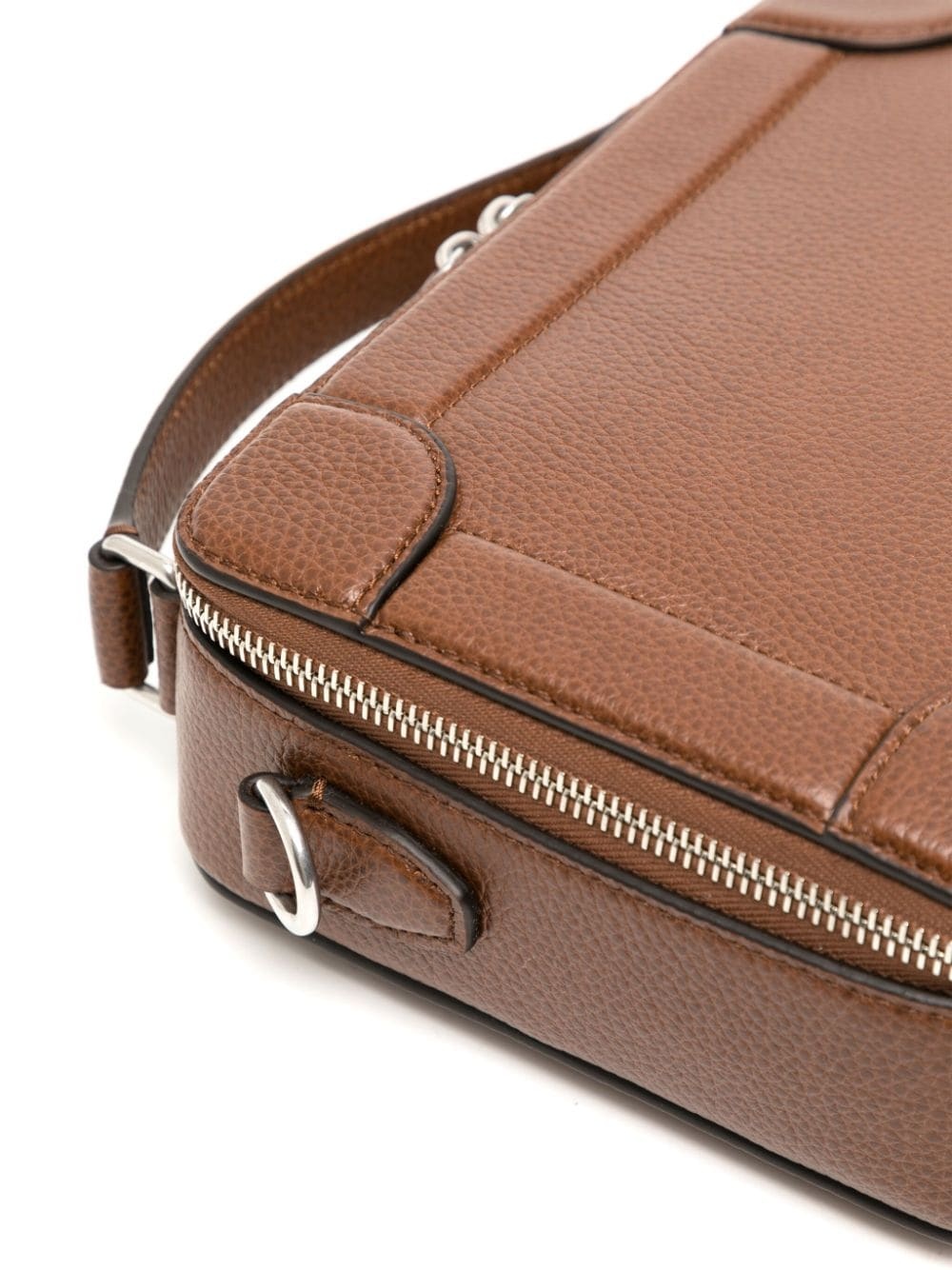 Belgrave leather messenger bag - 4