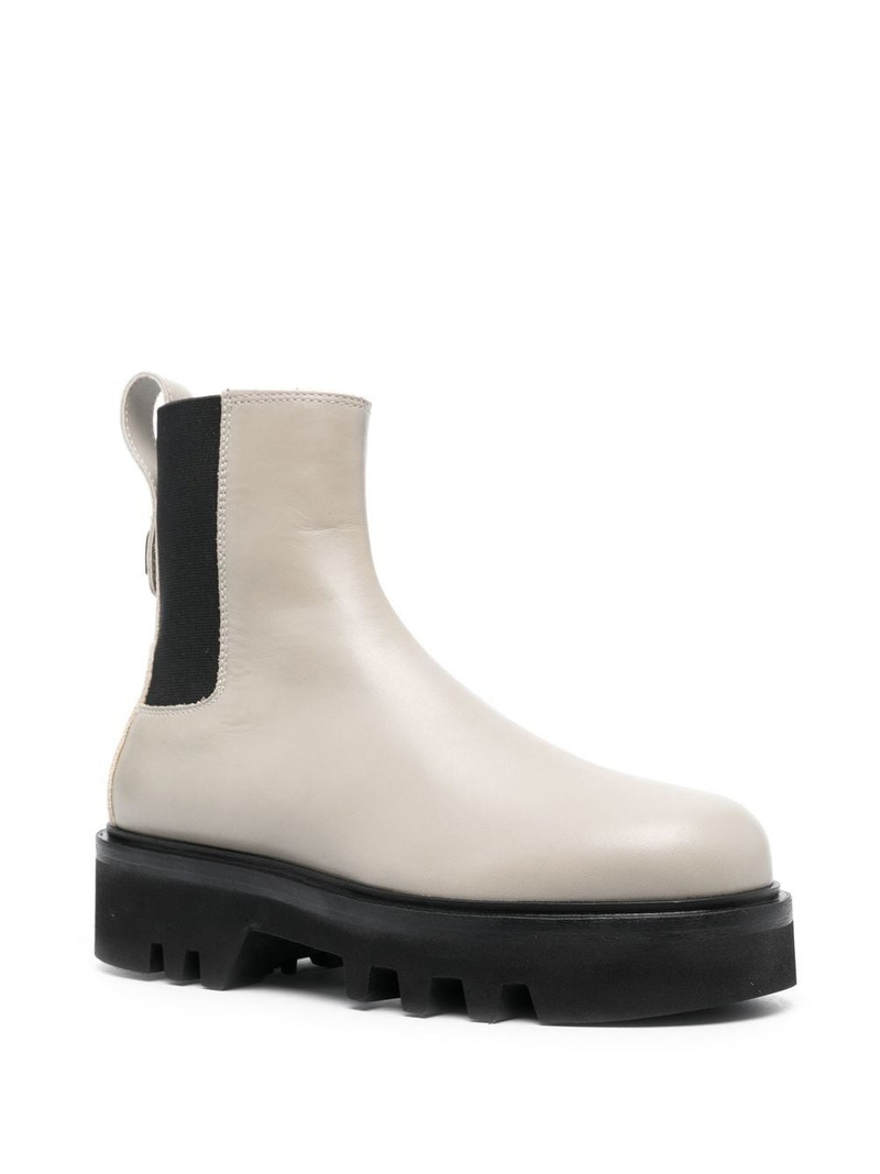 FURLA leather ankle boots outlook