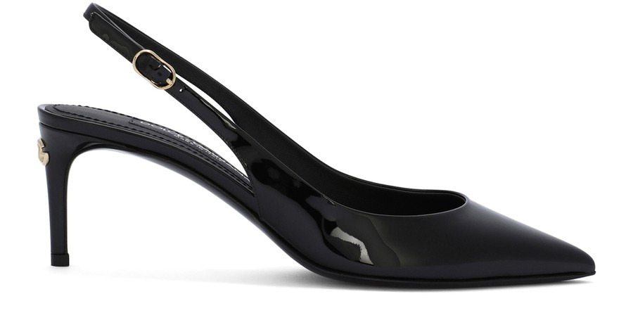 Patent leather Cardinale slingbacks - 1