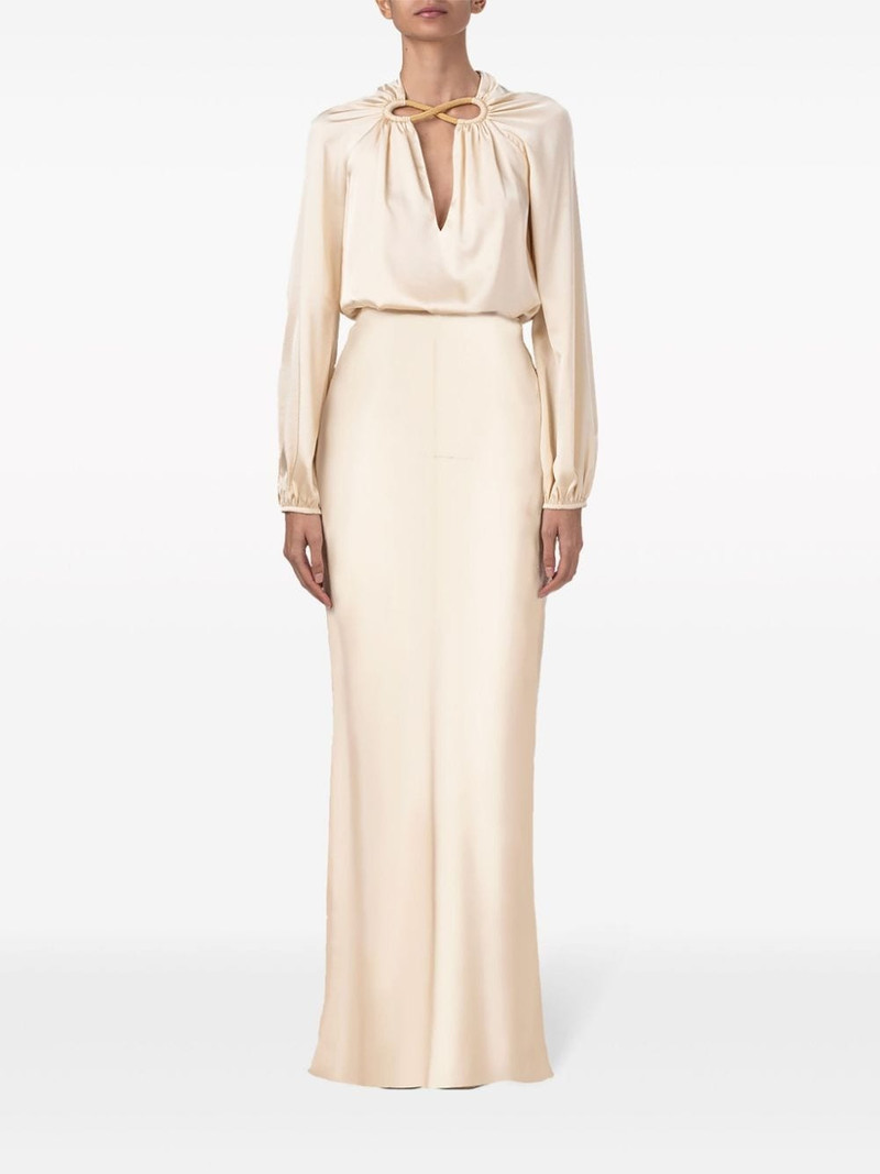 SILVIA TCHERASSI Laurina high-waisted maxi skirt outlook