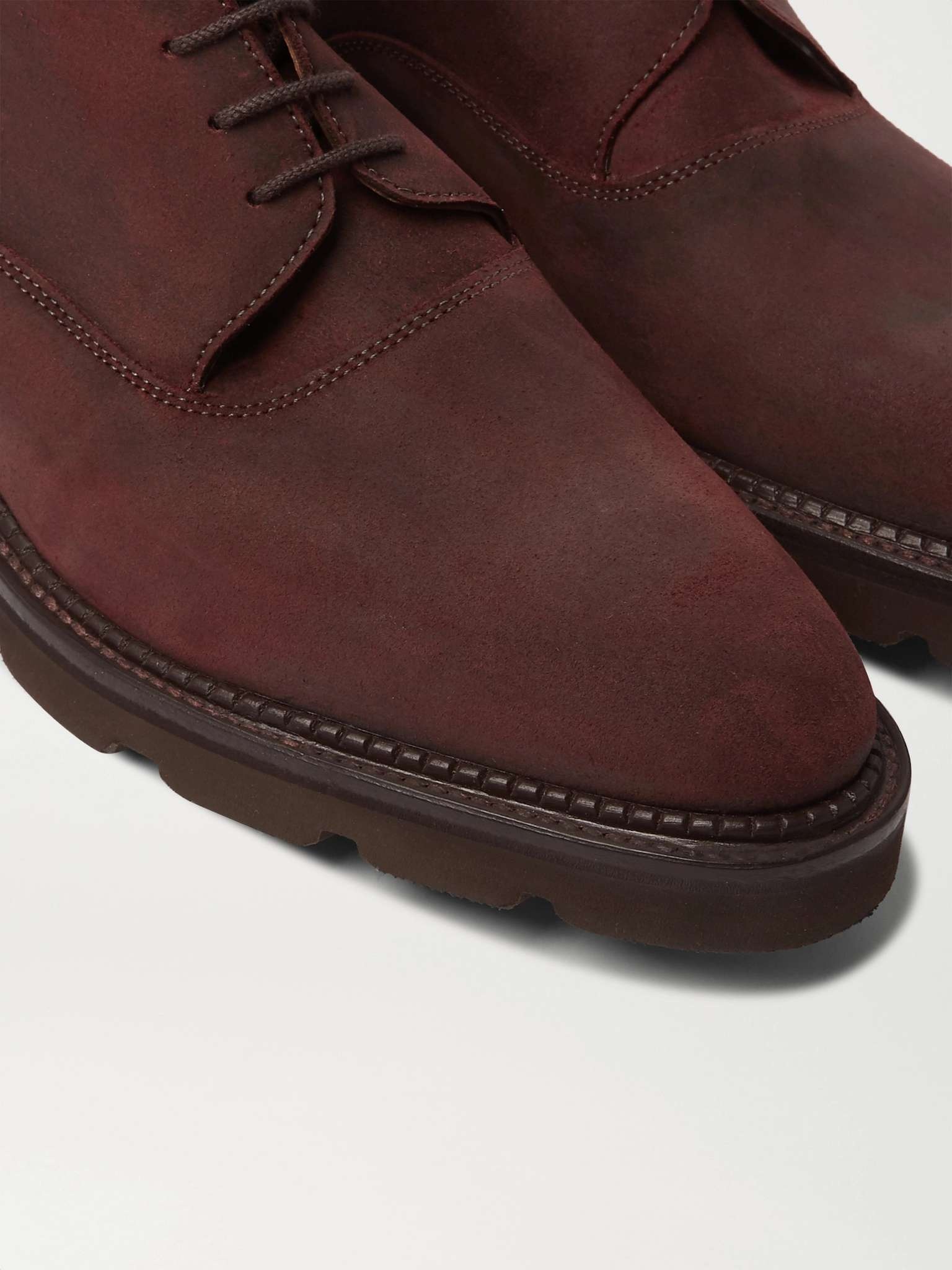 Forge Waxed-Suede Oxford Boots - 6