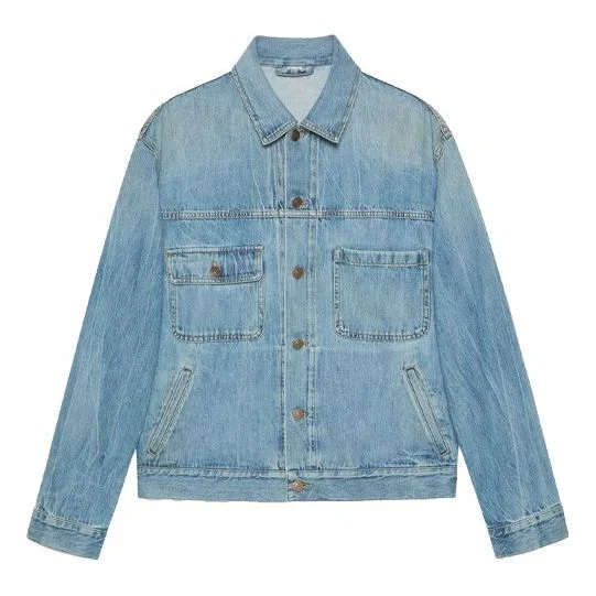 Gucci x Freya Hartas Animal Denim Jacket 'Blue' 655700-XDBNR-4452 - 1