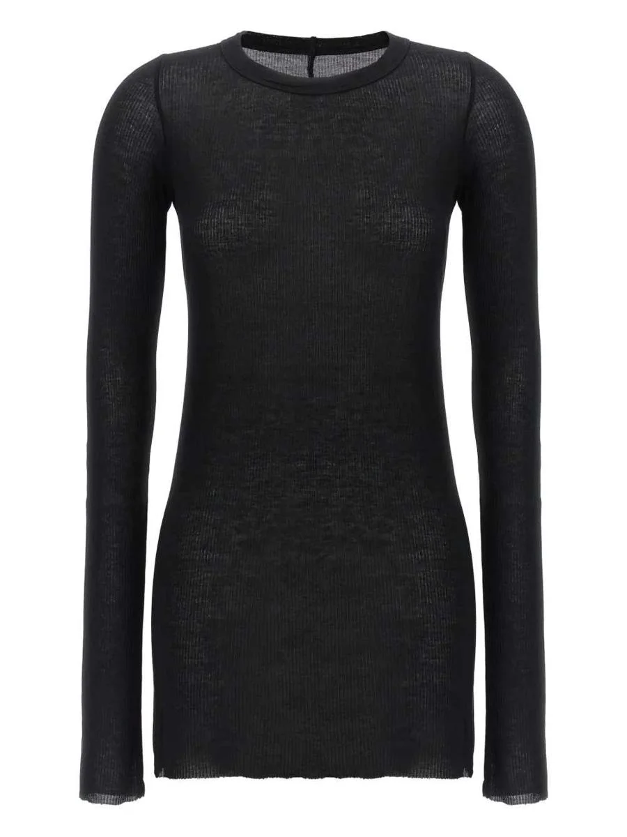 Rick Owens Ribbed T-Shirt - 1