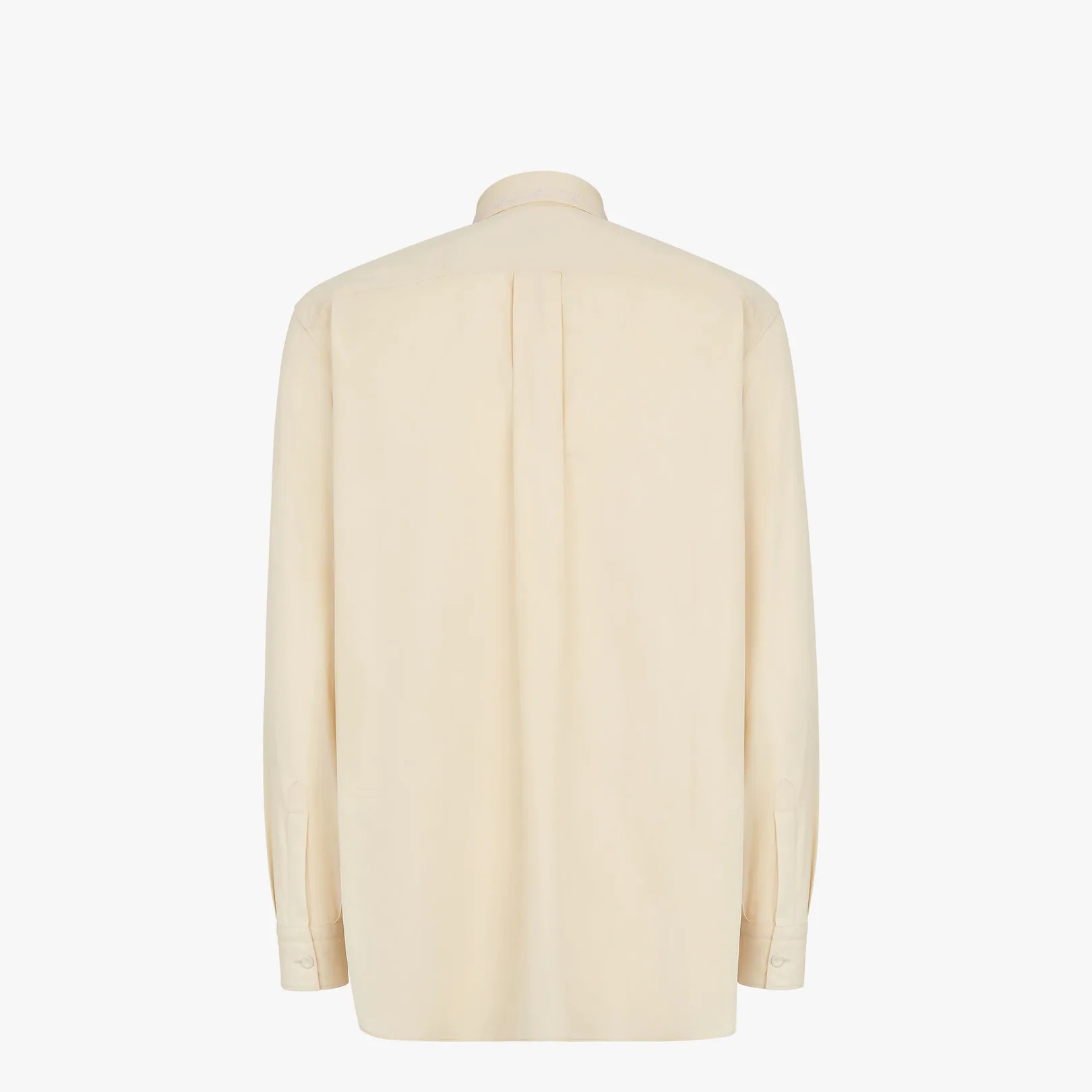 Beige cotton shirt - 2